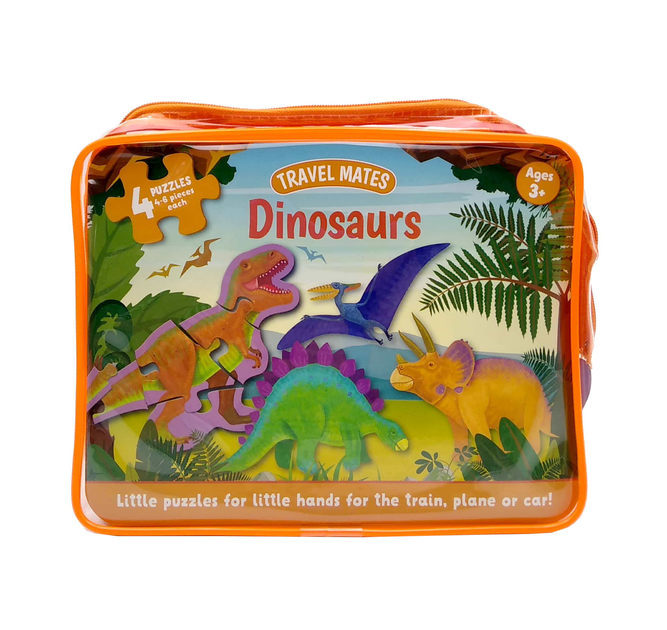 travel mates jigsaws in bag: dinosaur