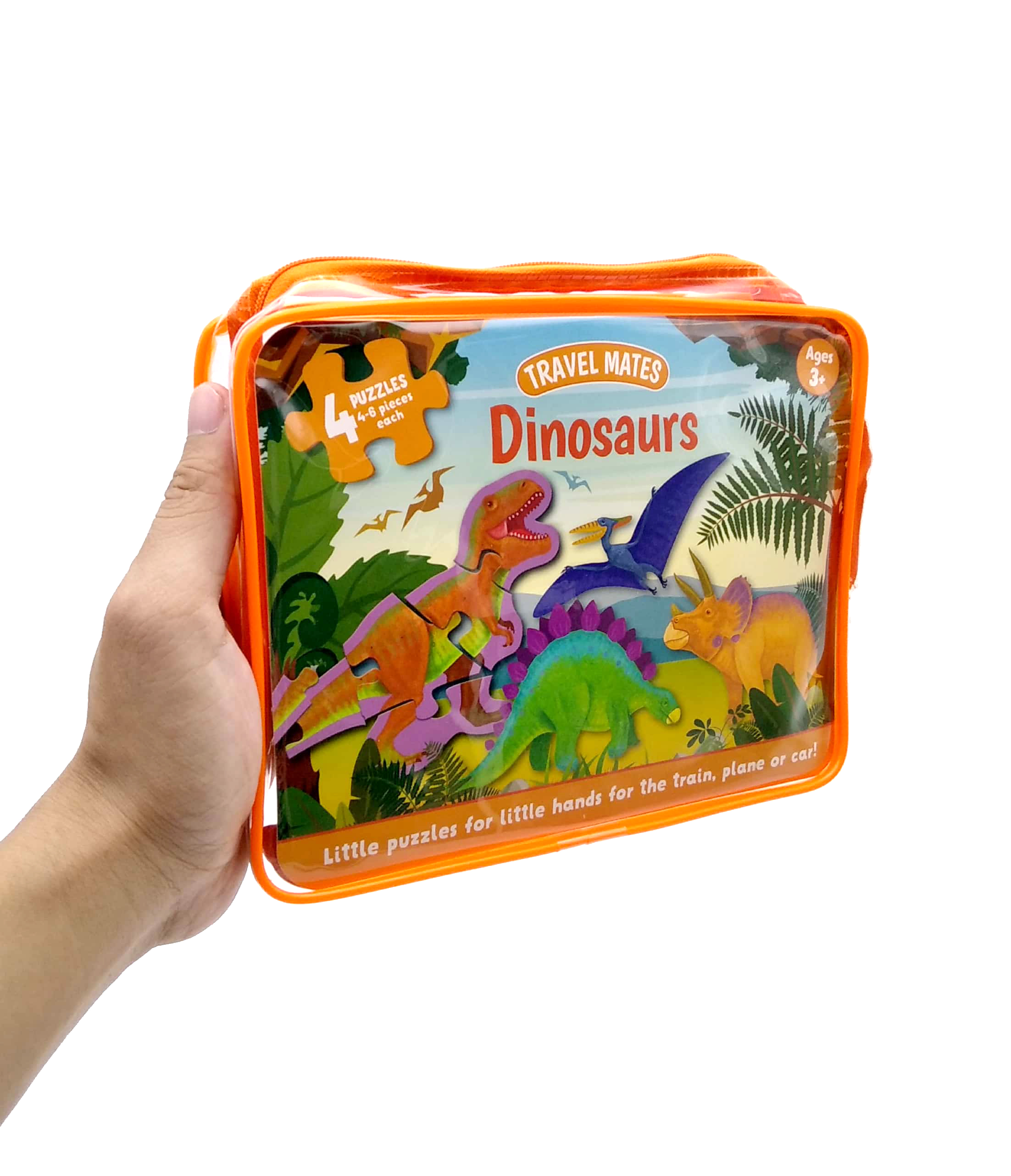 travel mates jigsaws in bag: dinosaur