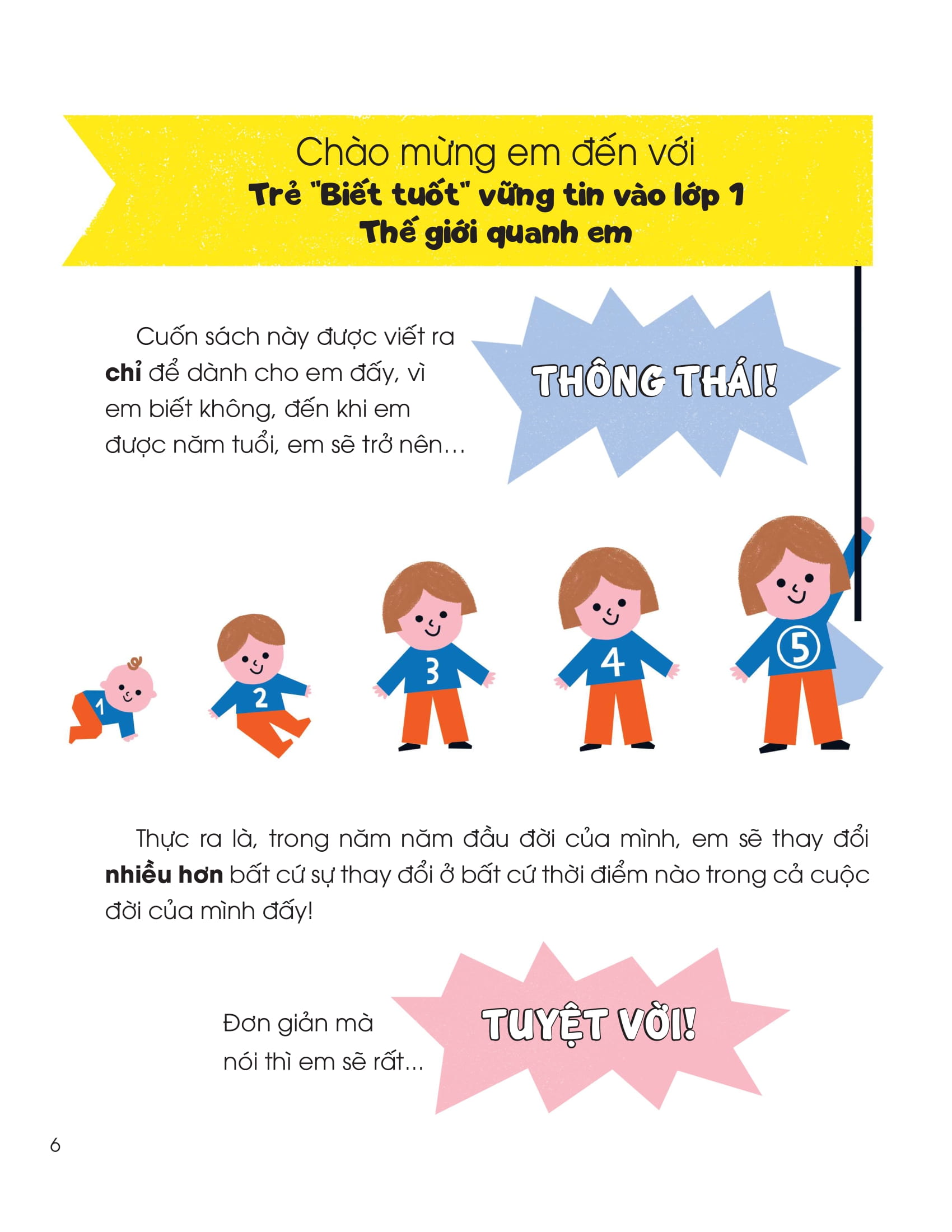 trẻ “biết tuốt” vững tin vào lớp 1 - thế giới quanh em