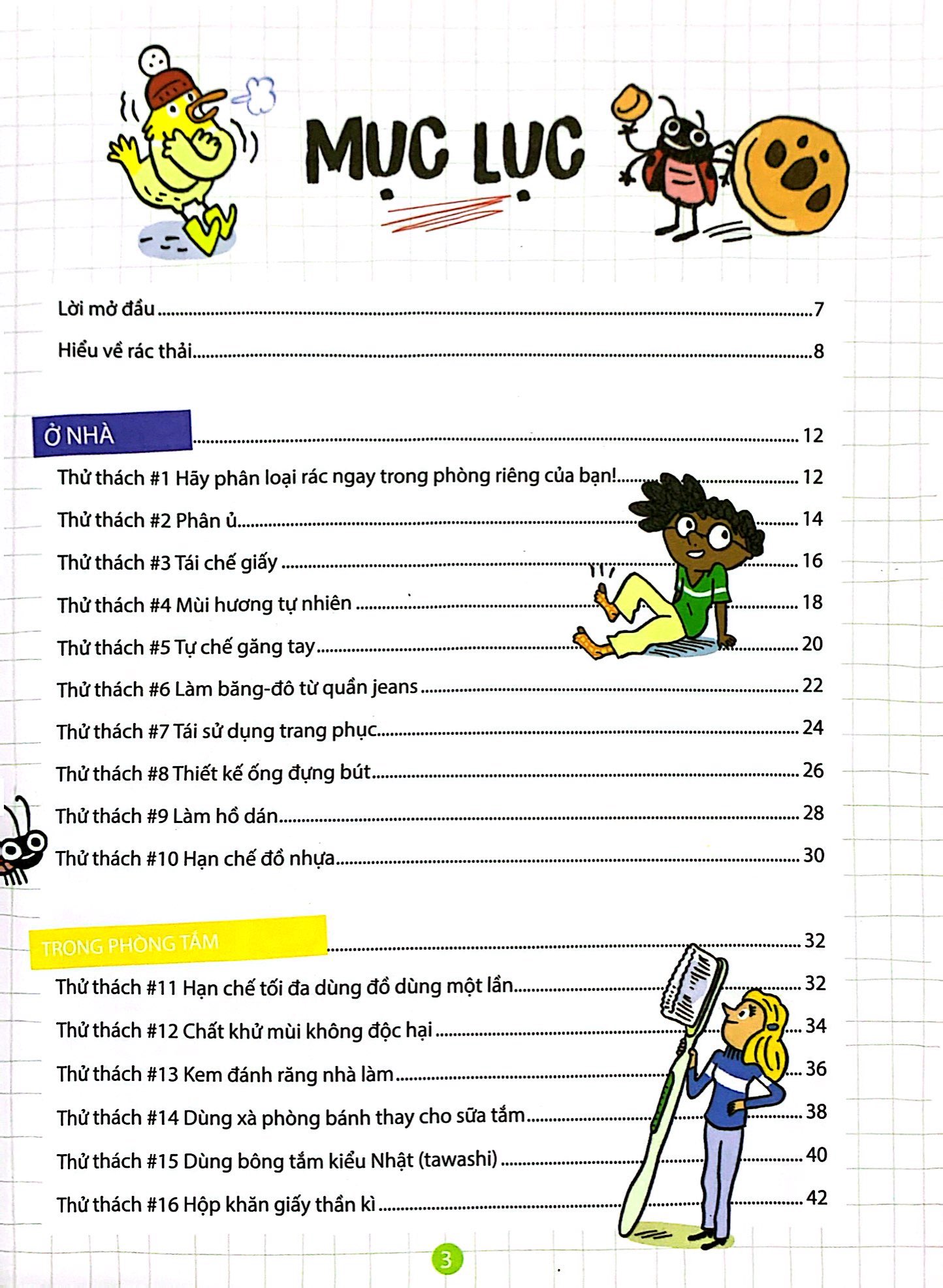 trẻ em bảo vệ hành tinh xanh: 32 thử thách không chất thải