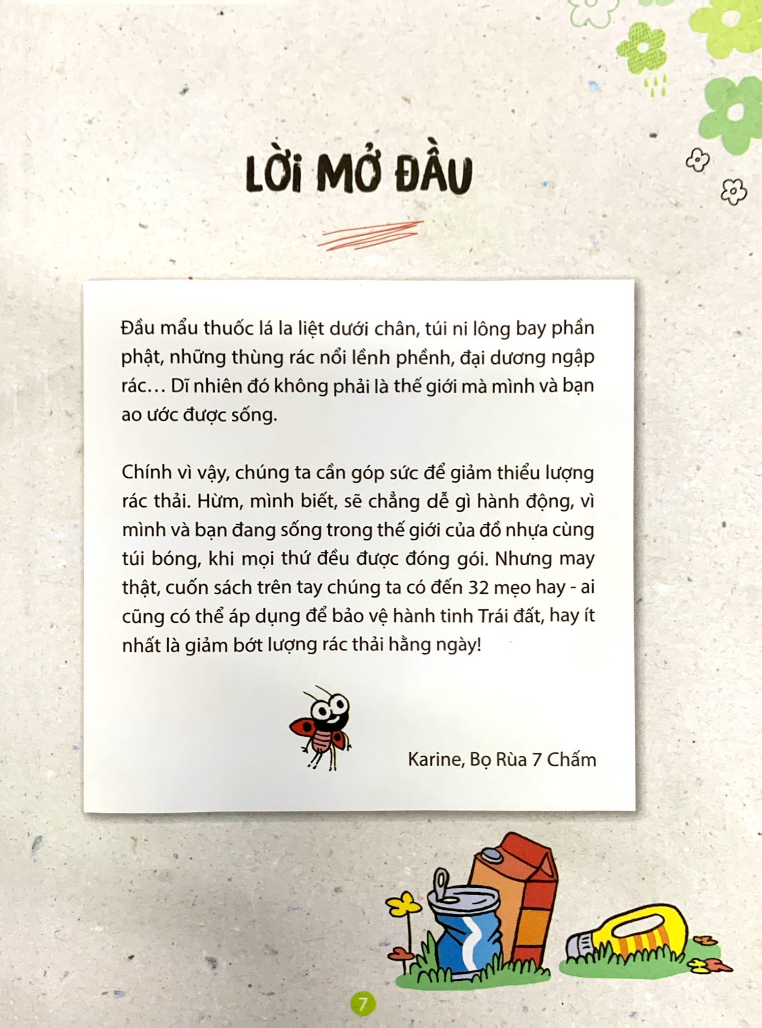 trẻ em bảo vệ hành tinh xanh: 32 thử thách không chất thải