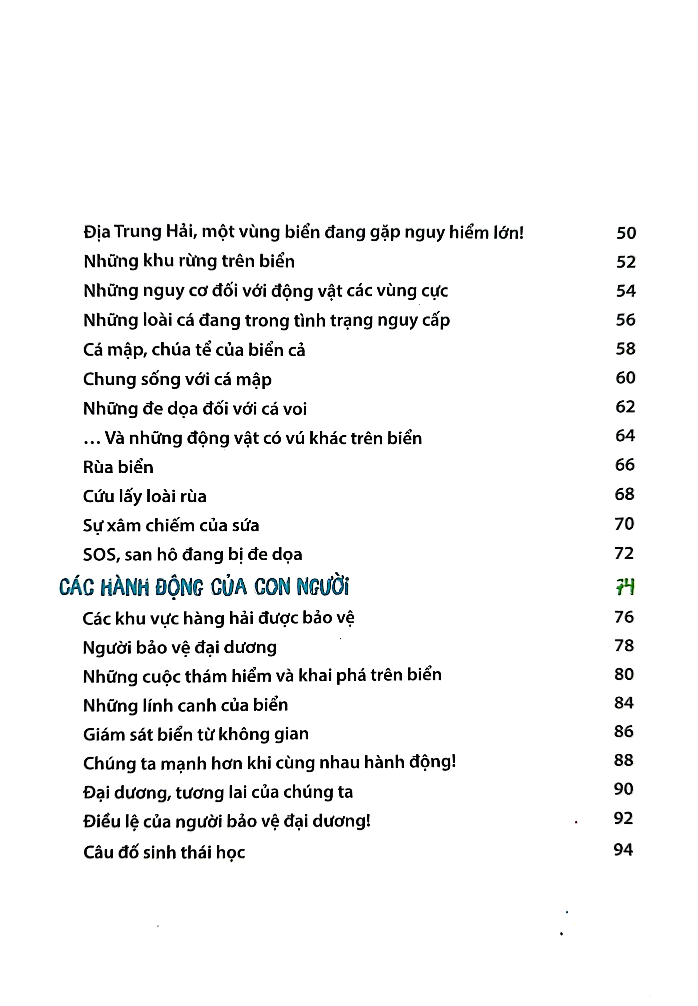 trẻ em bảo vệ hành tinh xanh: giải cứu biển và đại dương
