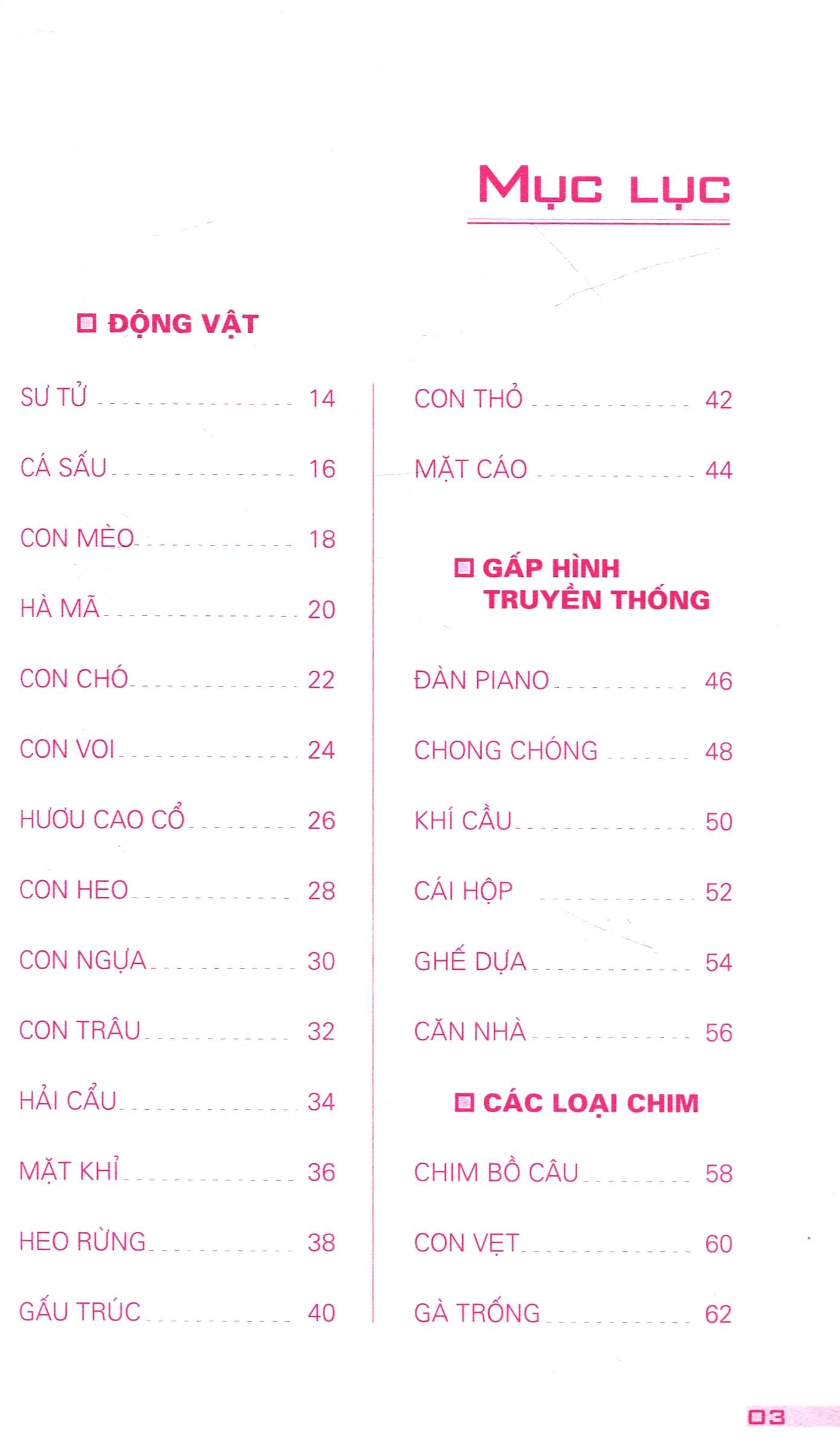 trẻ em khéo tay gấp hình