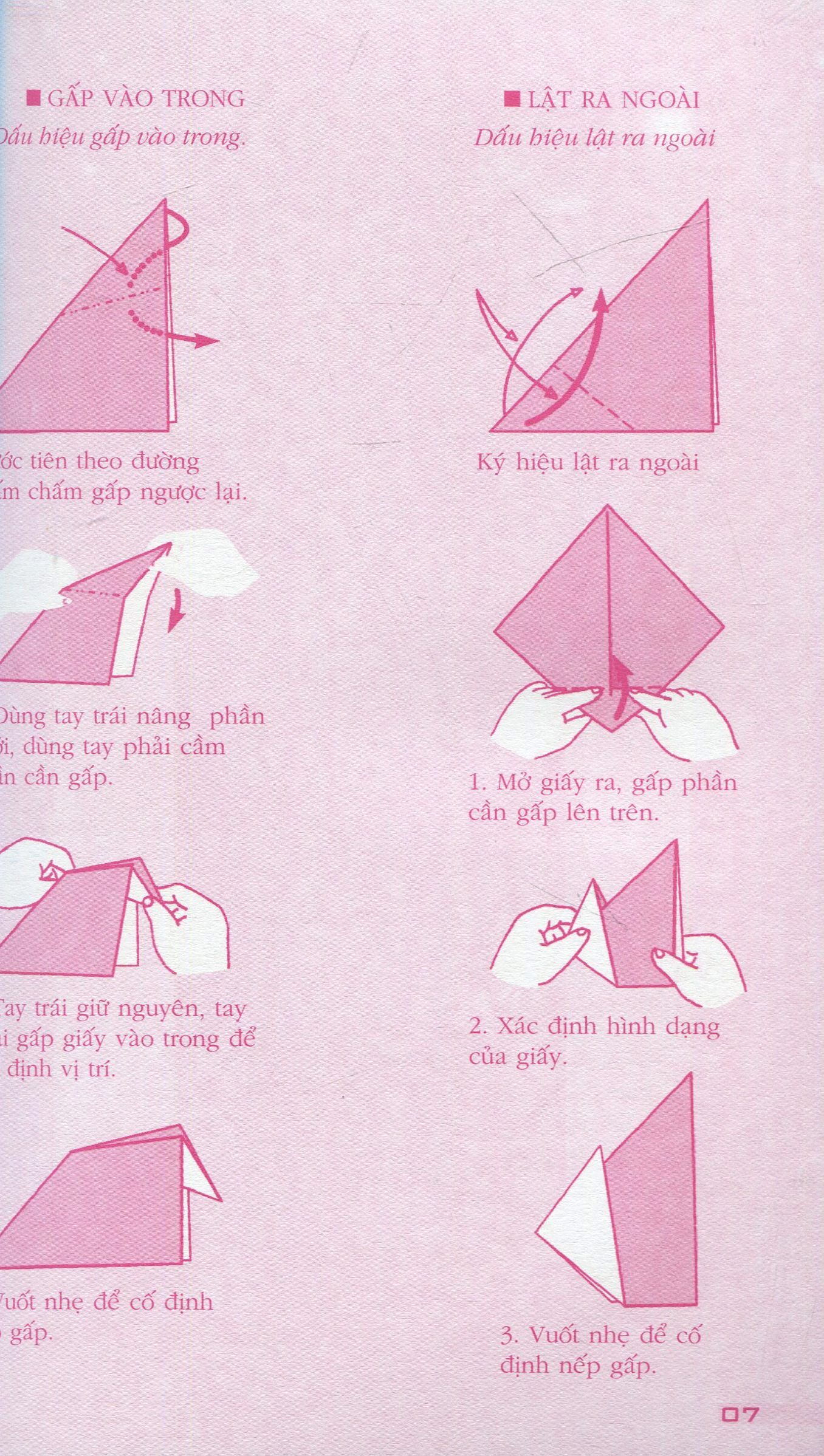 trẻ em khéo tay gấp hình