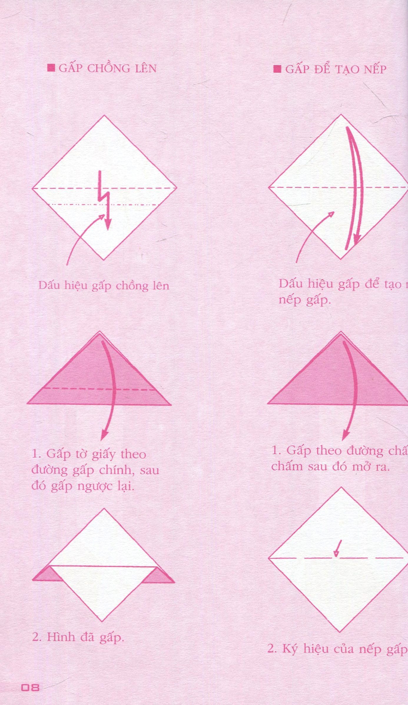 trẻ em khéo tay gấp hình