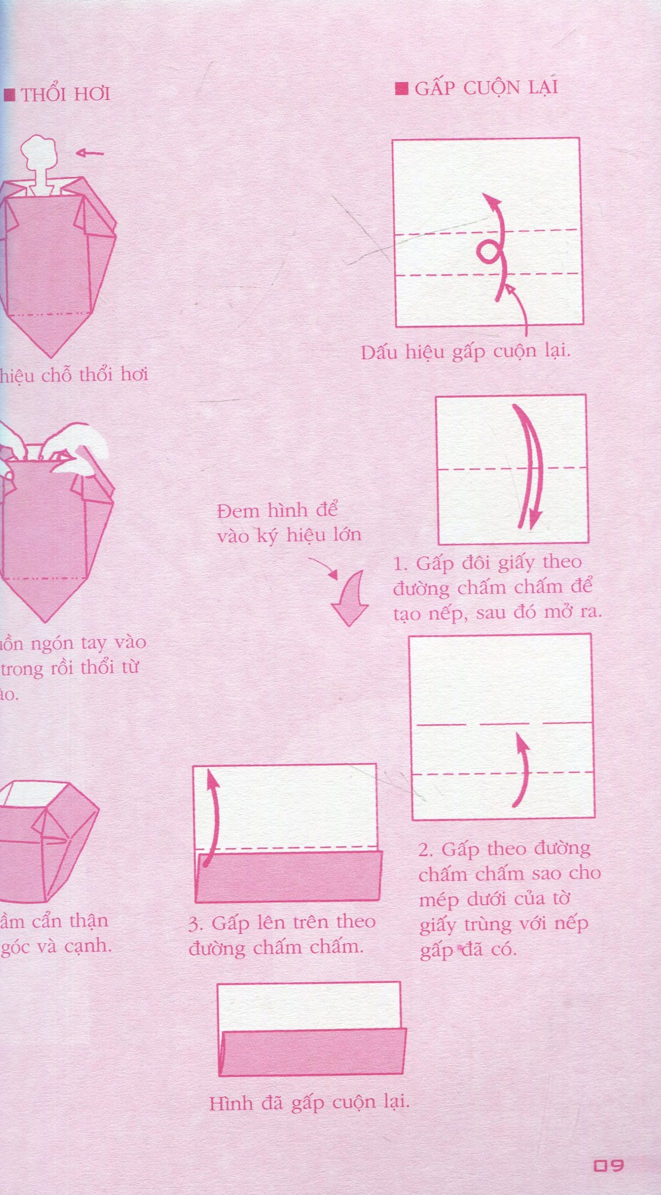 trẻ em khéo tay gấp hình