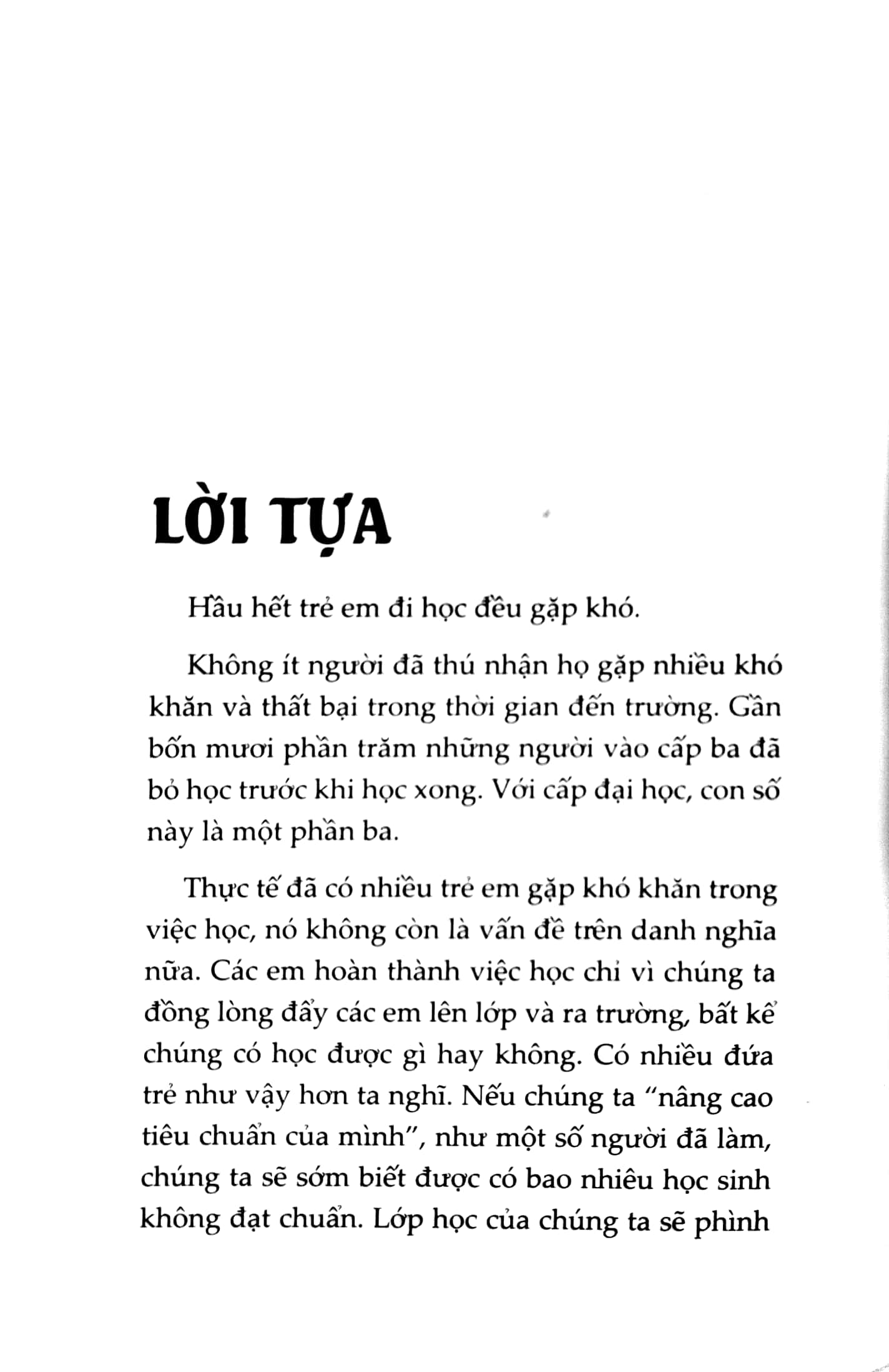 trẻ em khó học thế nào