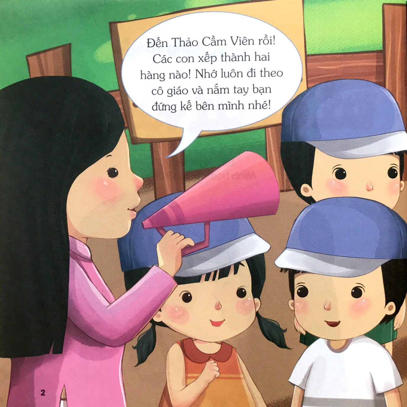 trẻ rèn kỹ năng sống - đi chơi với lớp