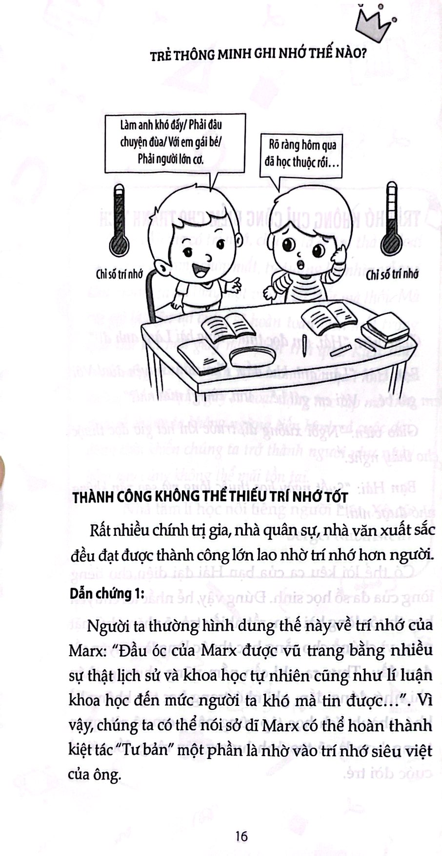 trẻ thông minh ghi nhớ như thế nào
