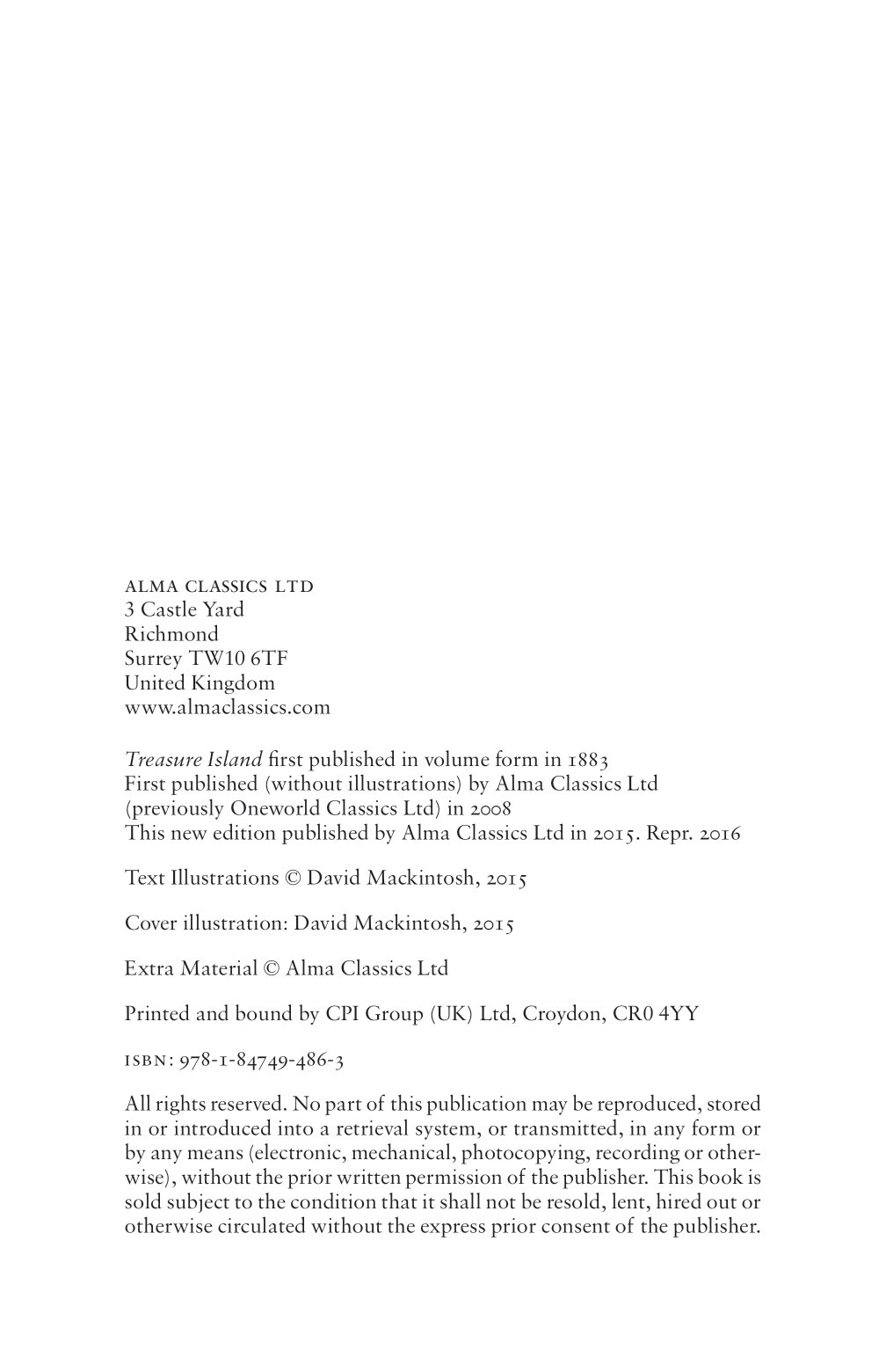 treasure island (alma junior classics)