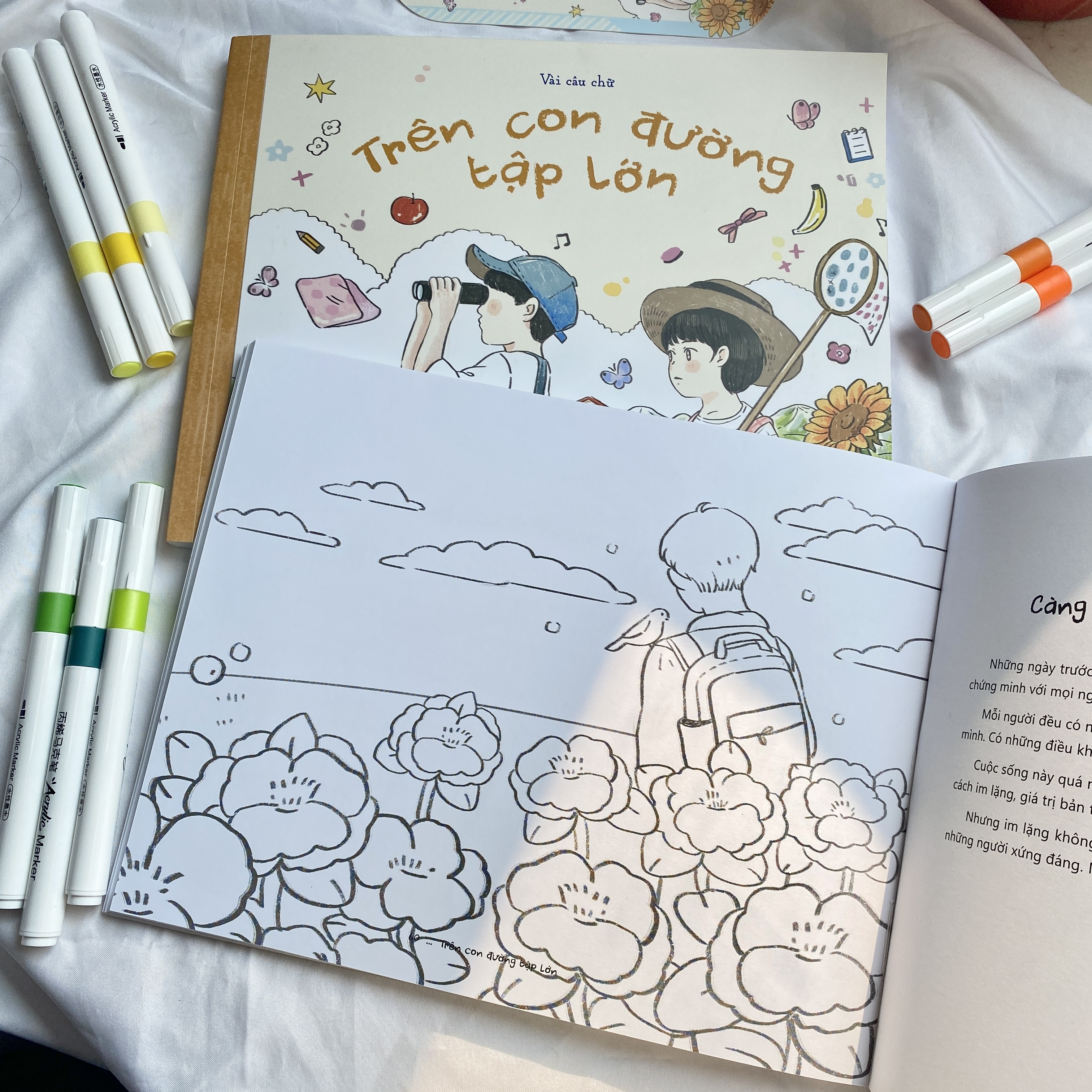 trên con đường tập lớn