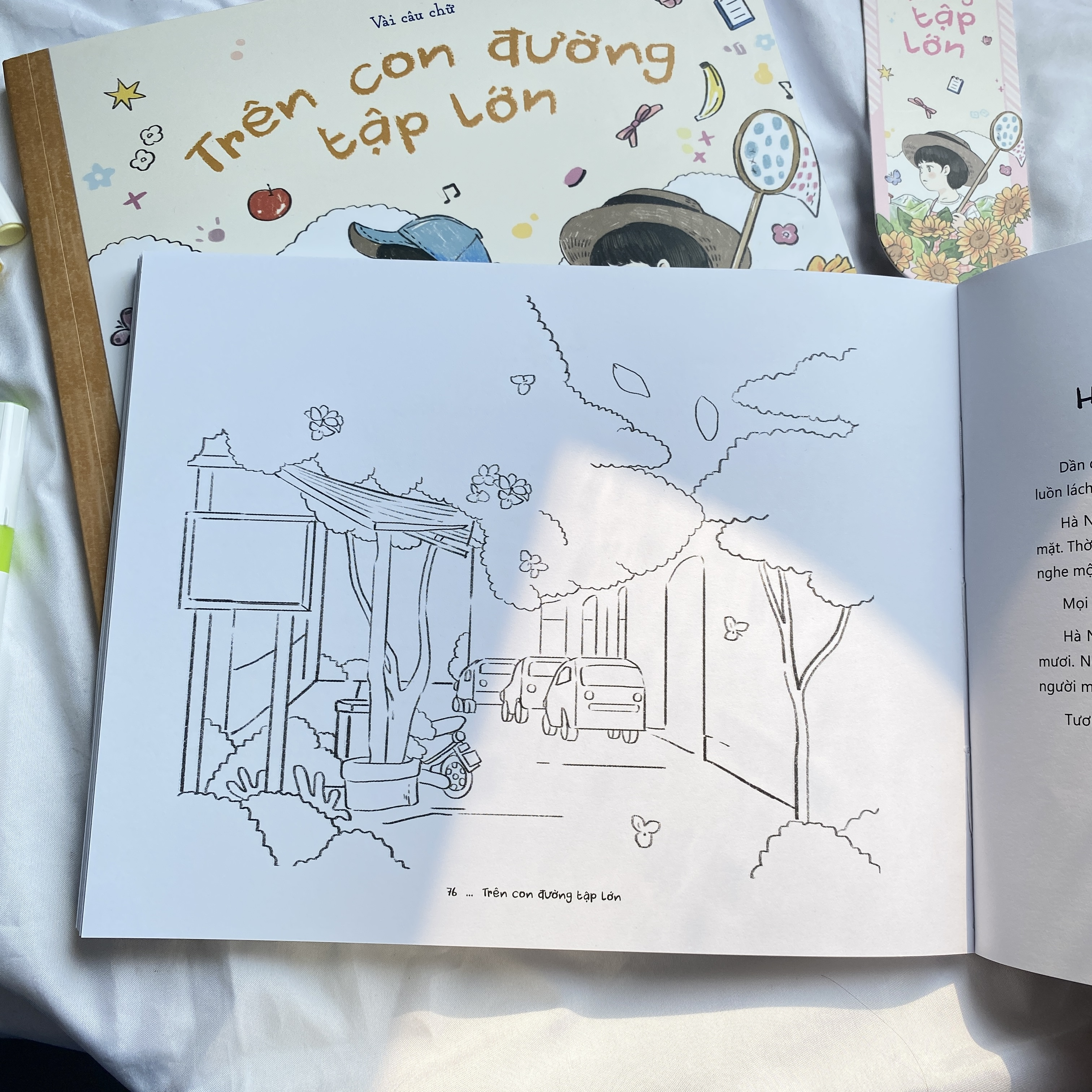 trên con đường tập lớn
