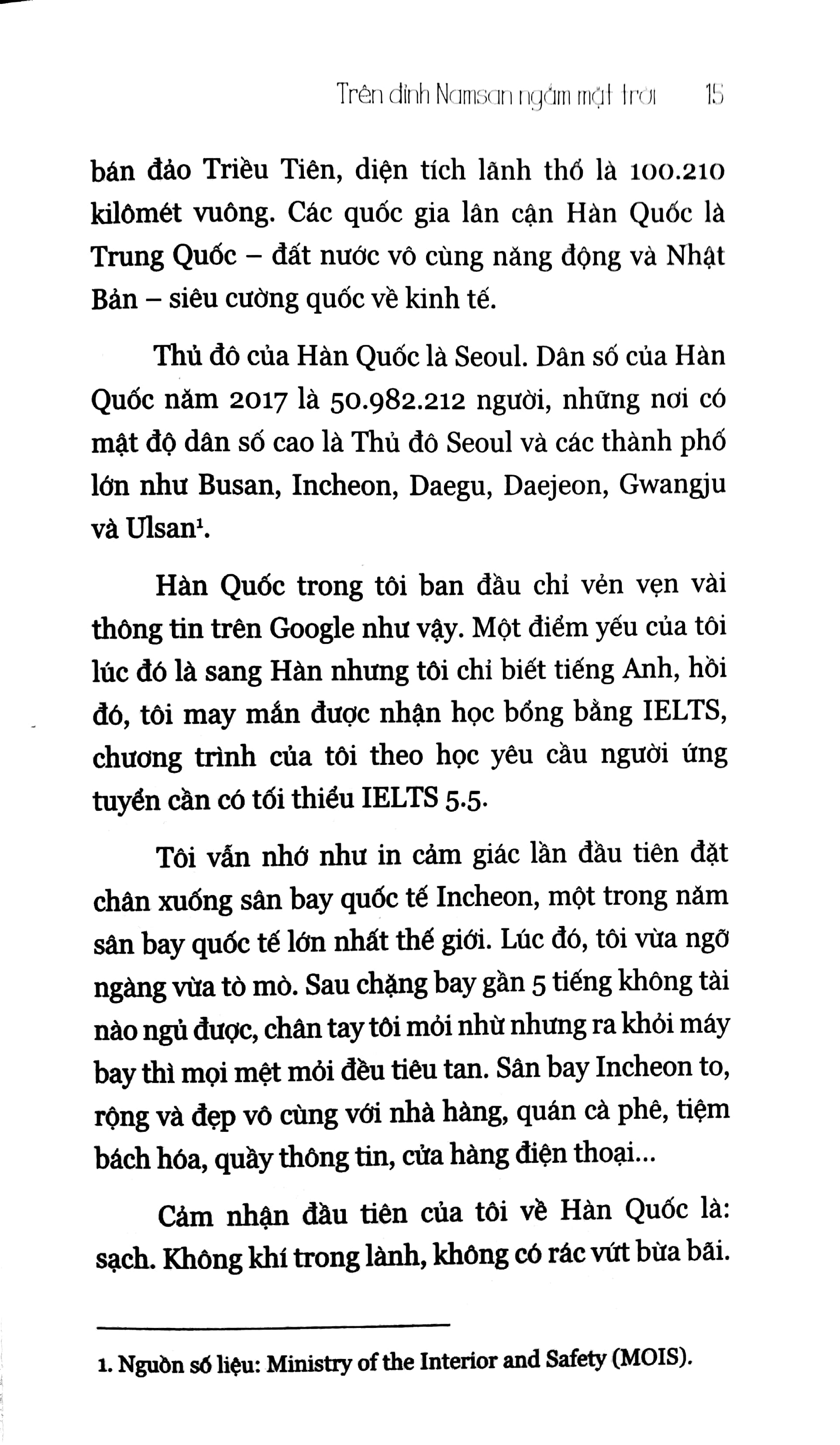 trên đỉnh namsan ngắm mặt trời