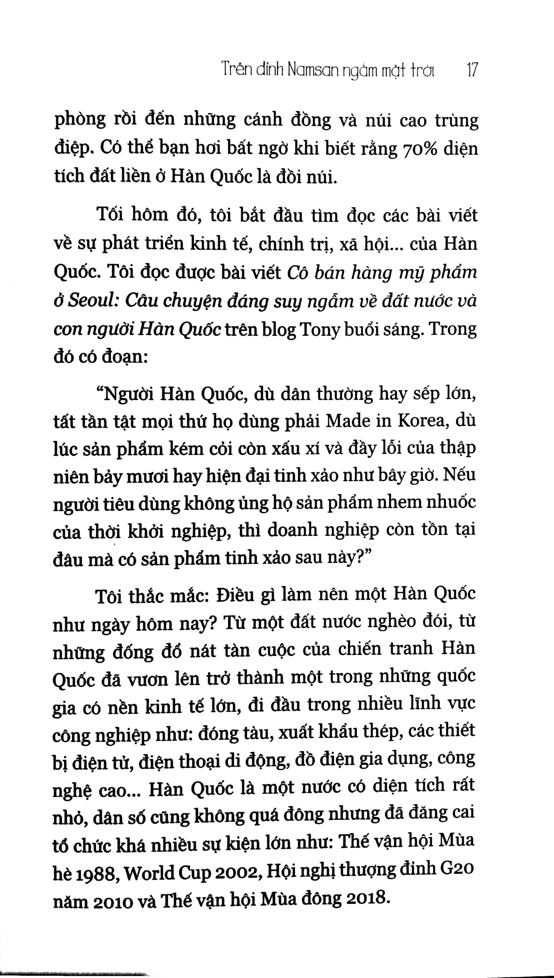 trên đỉnh namsan ngắm mặt trời