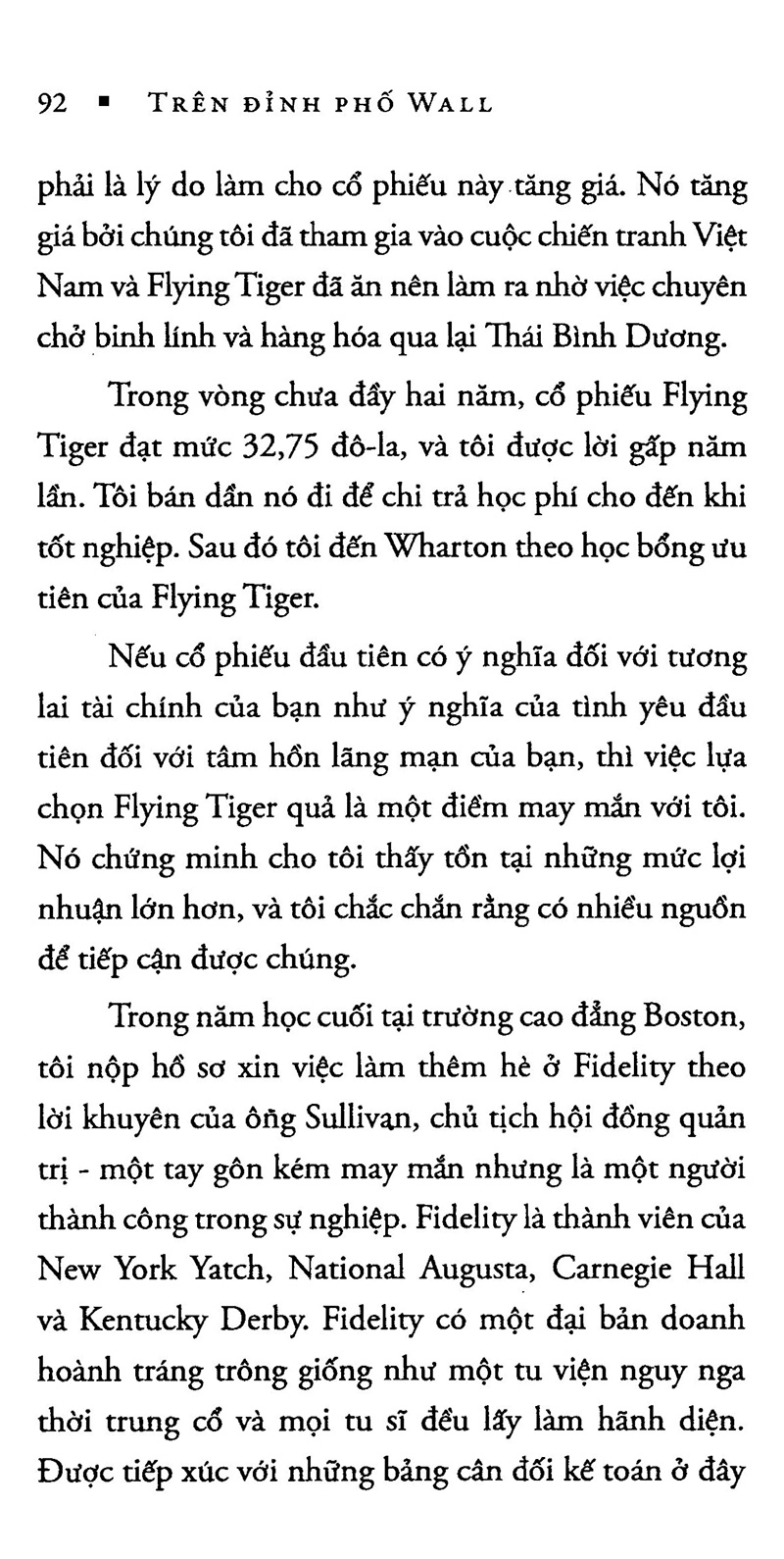 trên đỉnh phố wall (tái bản 2021)