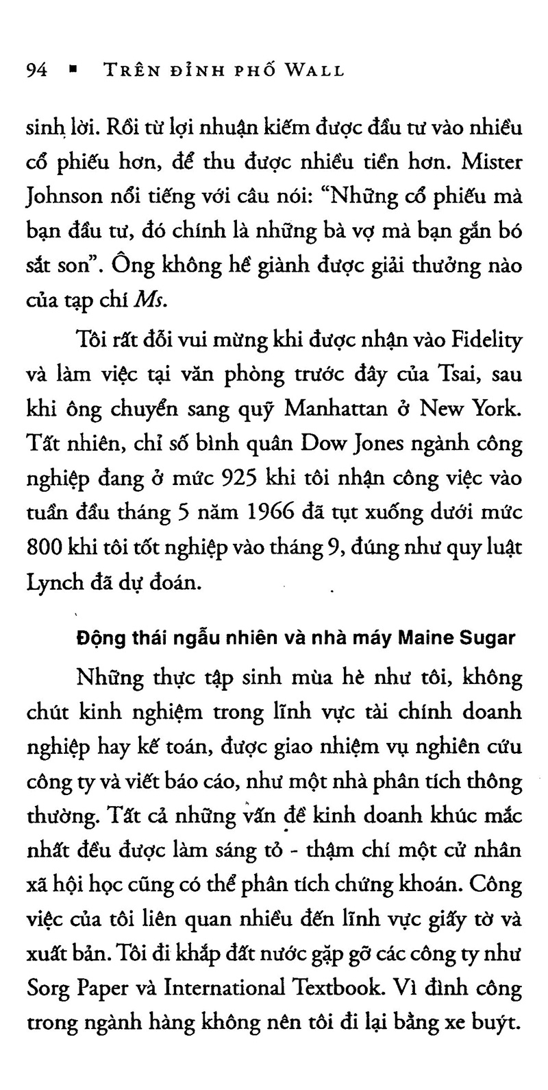 trên đỉnh phố wall (tái bản 2021)