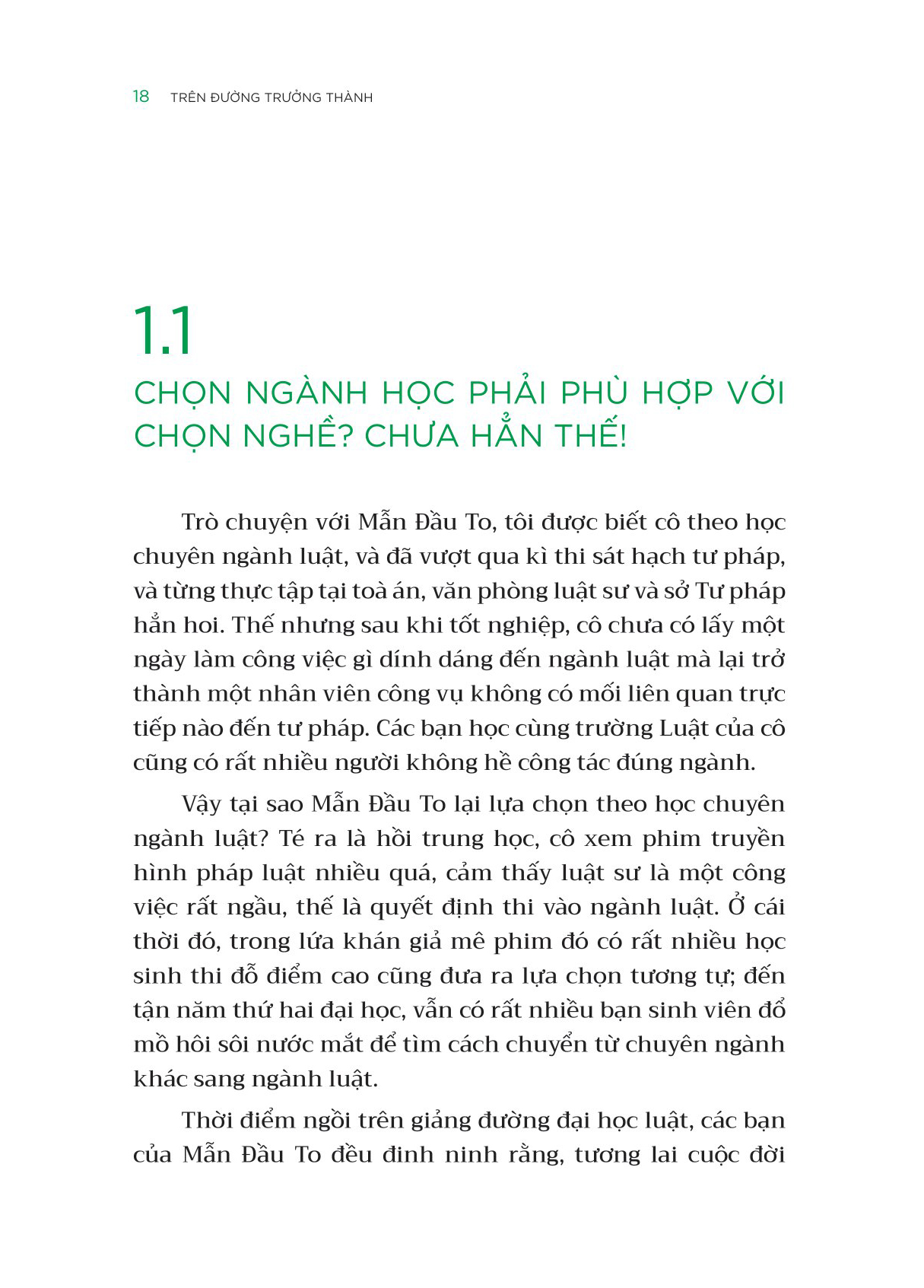 trên đường trưởng thành - đợi đến tốt nghiệp thì đã muộn - cẩm nang phát triển toàn diện của sinh viên đại học
