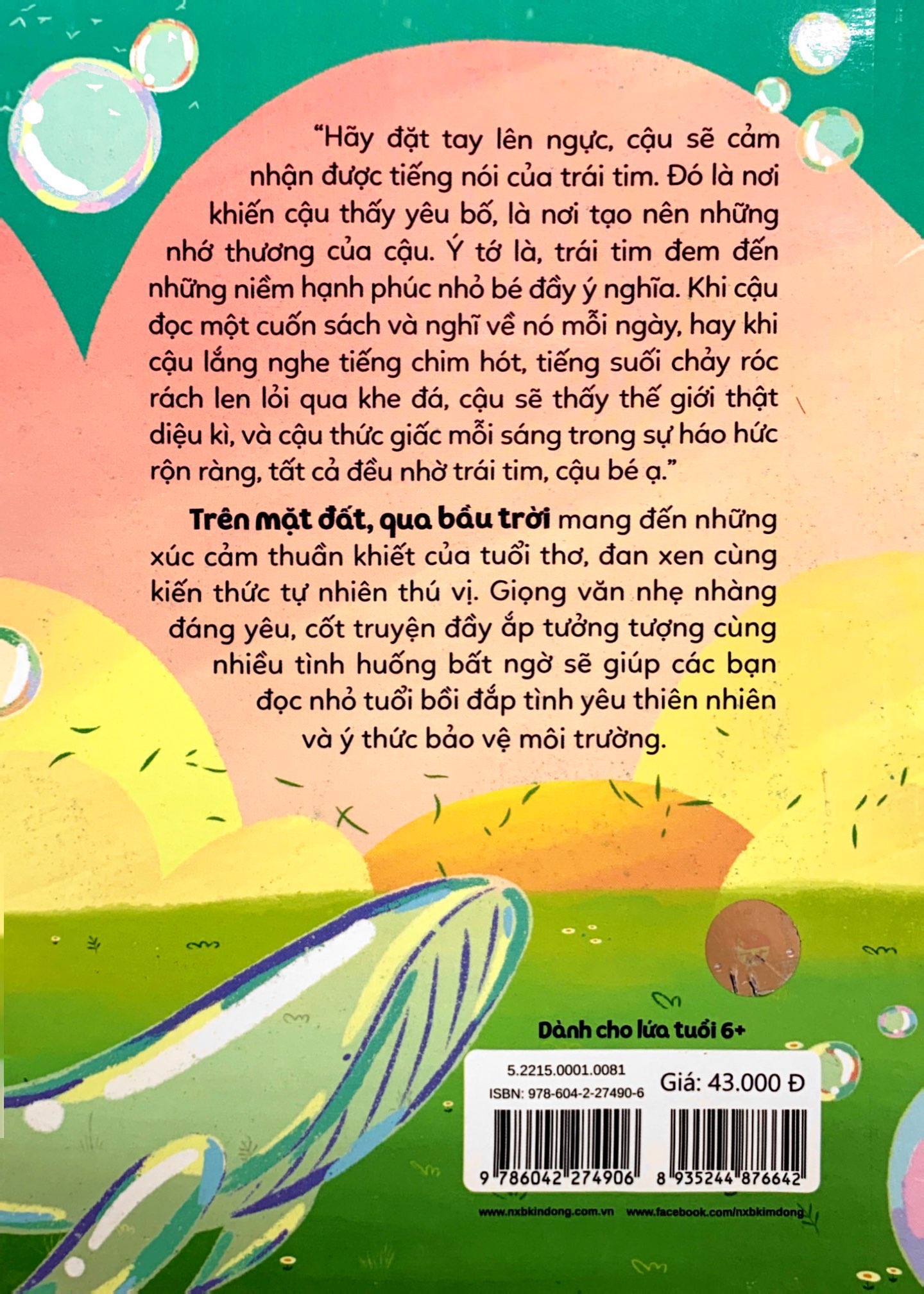 trên mặt đất, qua bầu trời - xây dựng cho trẻ tình yêu thiên nhiên và ý thức bảo vệ môi trường