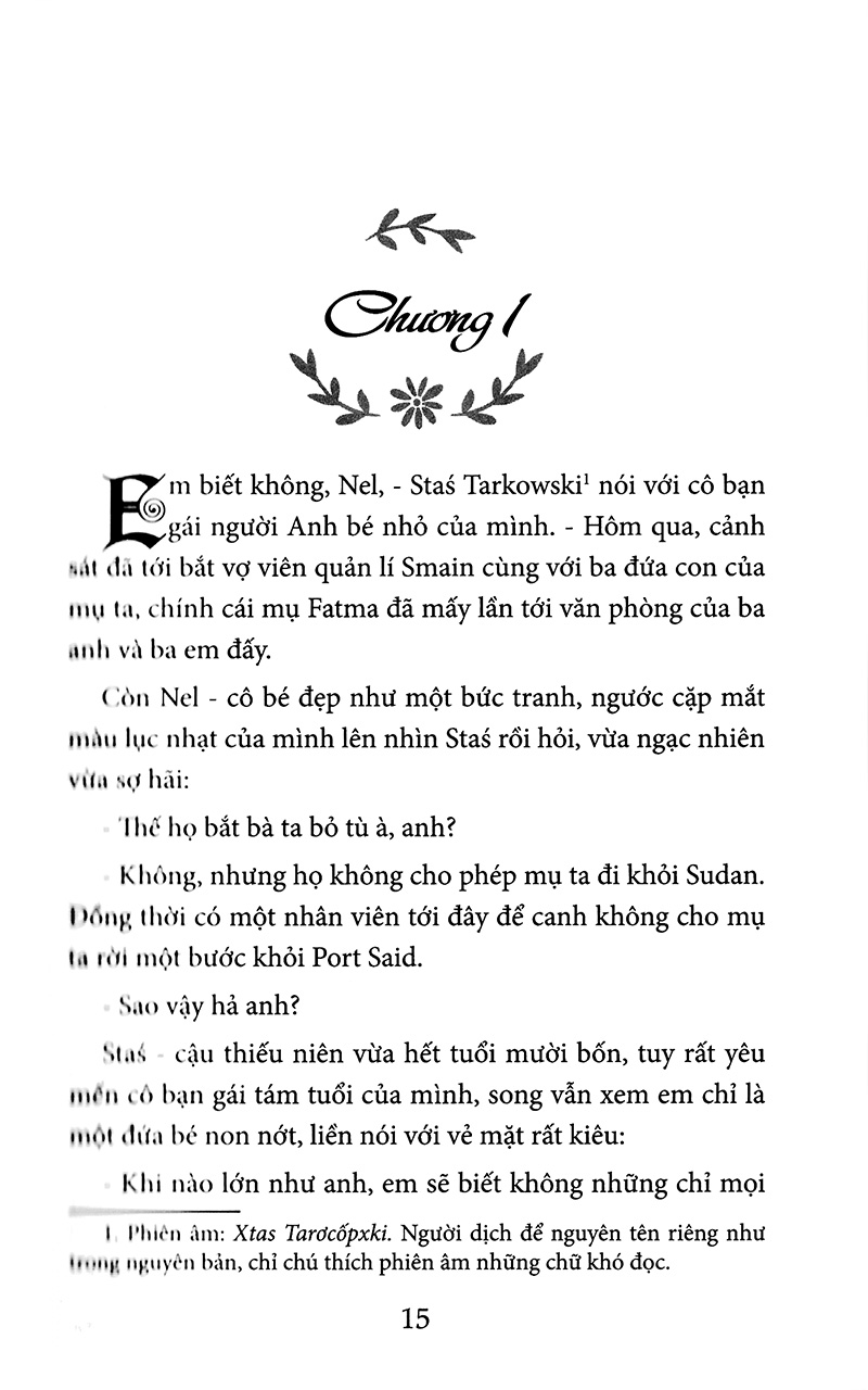 trên sa mạc và trong rừng thẳm