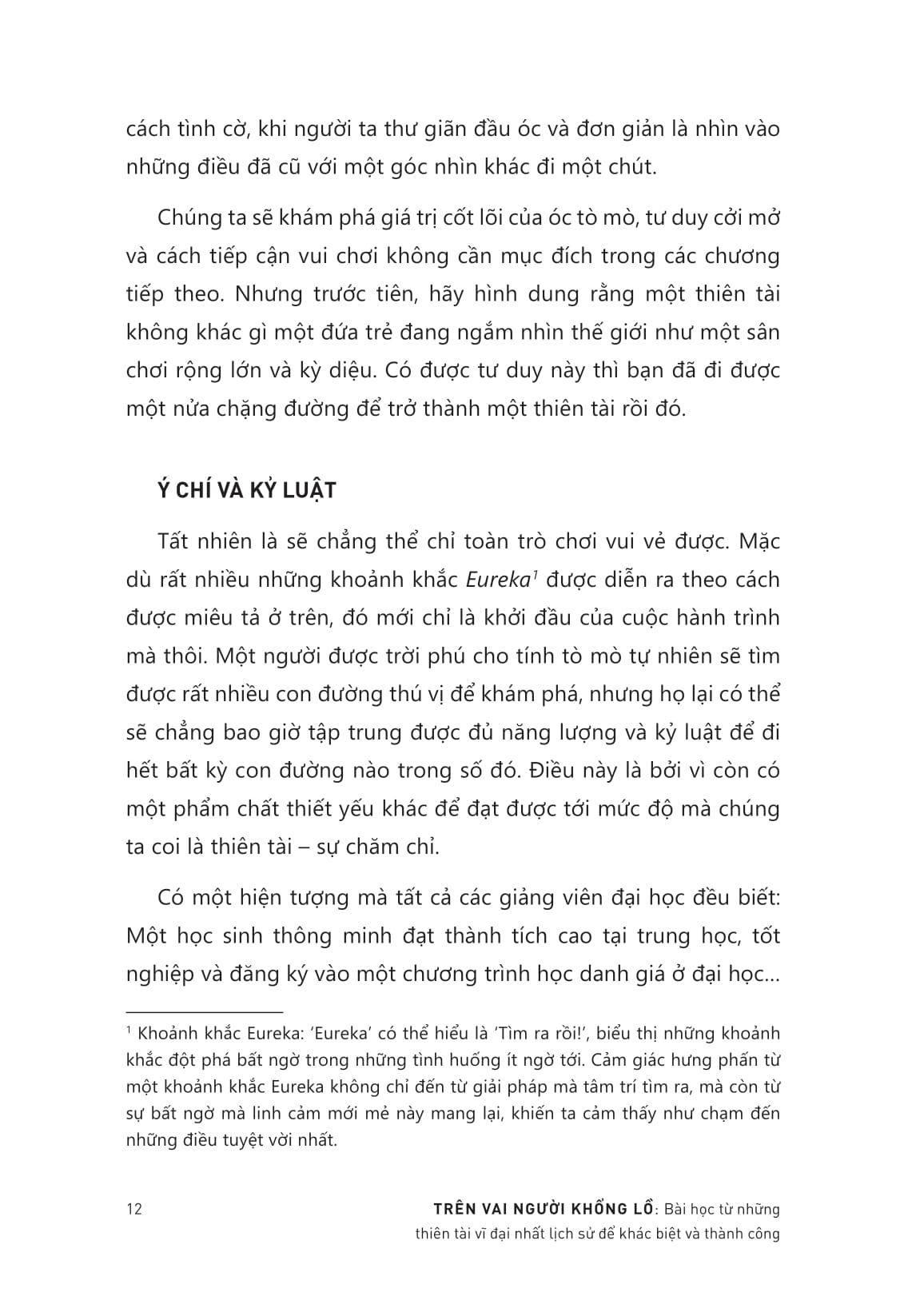 trên vai người khổng lồ - bài học từ những thiên tài vĩ đại nhất lịch sử để khác biệt và thành công