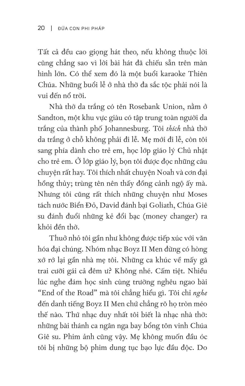 trevor noah - đứa con phi pháp - tự truyện về thời thơ ấu ở nam phi