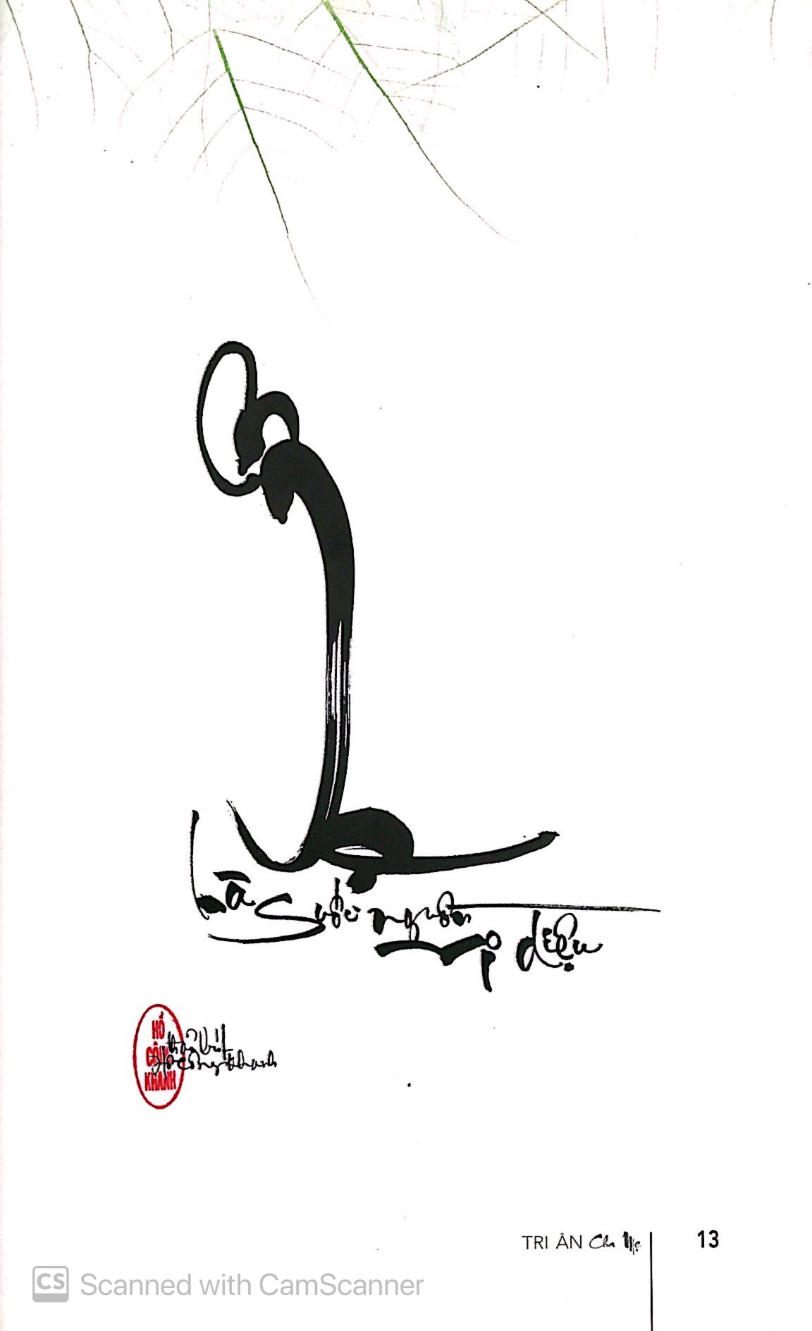 tri ân cha mẹ_ tuyển tập thư pháp