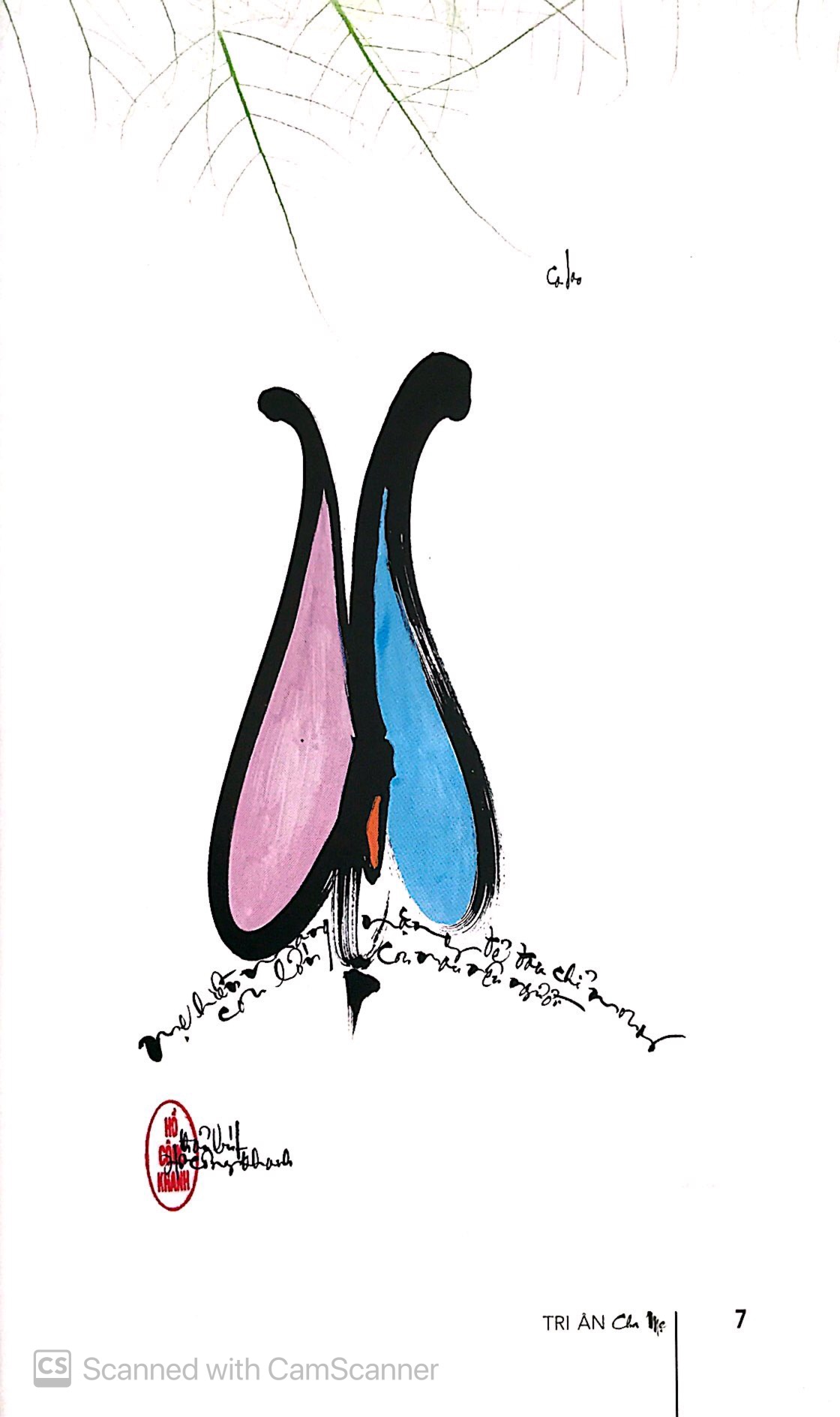 tri ân cha mẹ_ tuyển tập thư pháp