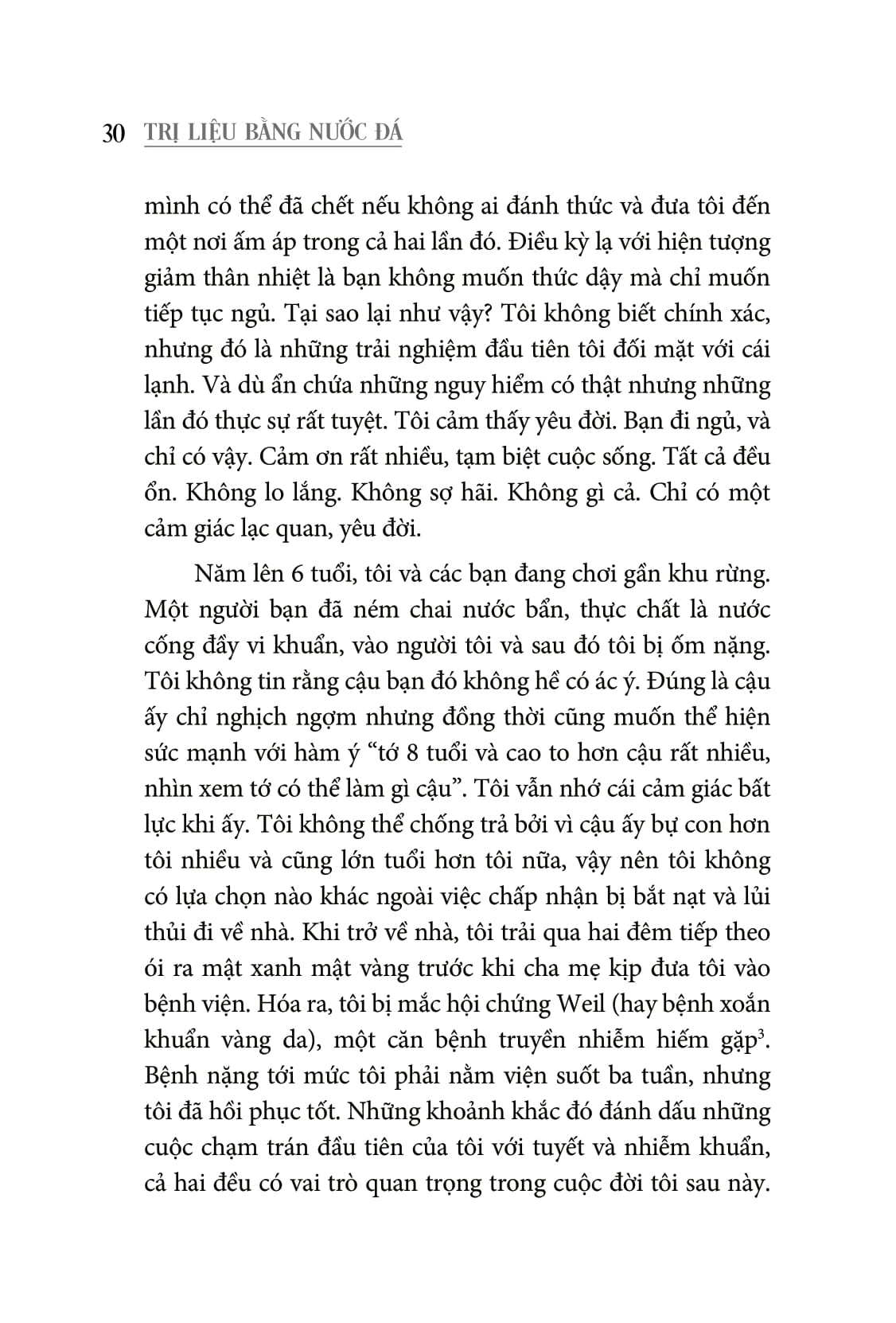 trị liệu bằng nước đá