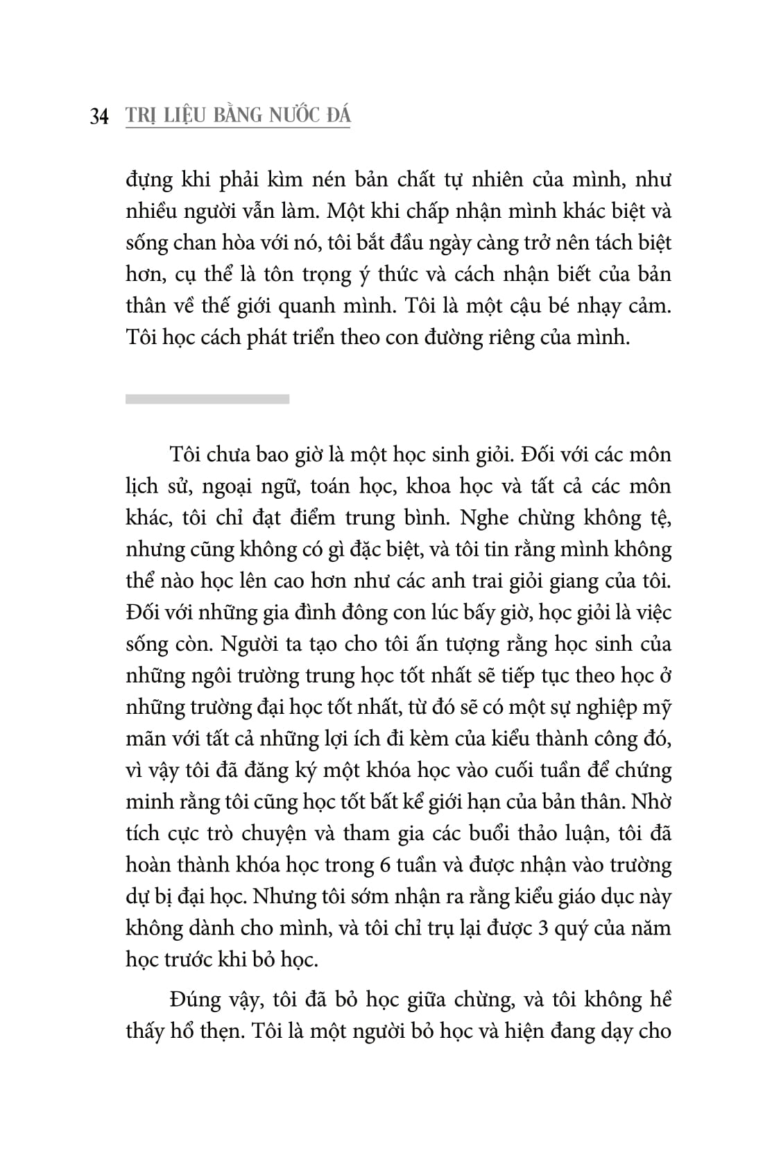 trị liệu bằng nước đá