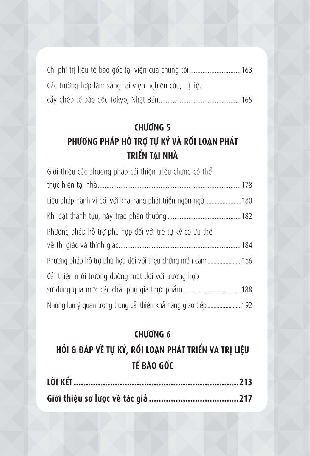 Tri Lieu Te Bao Goc - Cai Thien Tu Ky Va Roi Loan Phat Trien