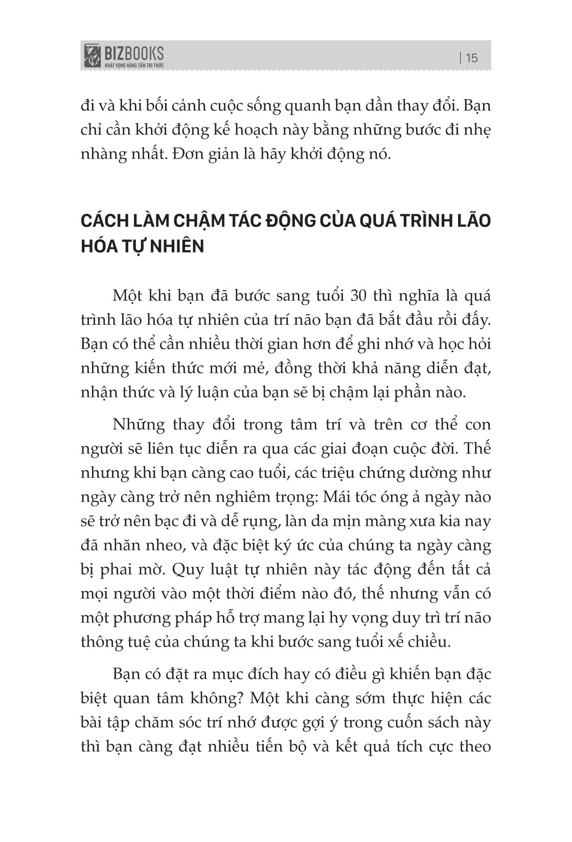 trí nhớ minh mẫn, tư duy sắc sảo - các chiến lược chống lão hóa cho bộ não của bạn