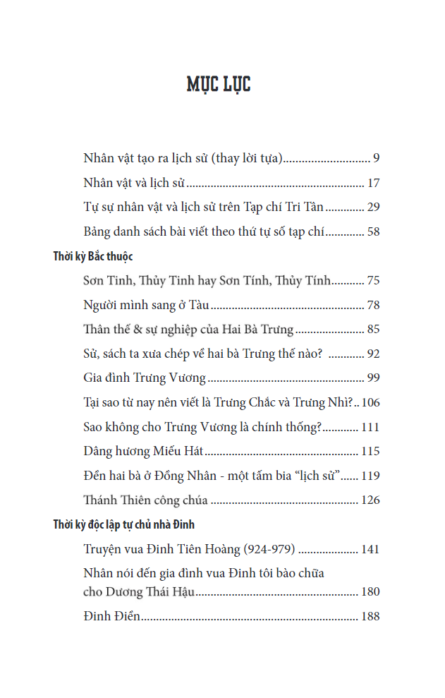 tri tân nhân vật chí tạp chú - quyển 1 - từ thời bắc thuộc đến nhà trần