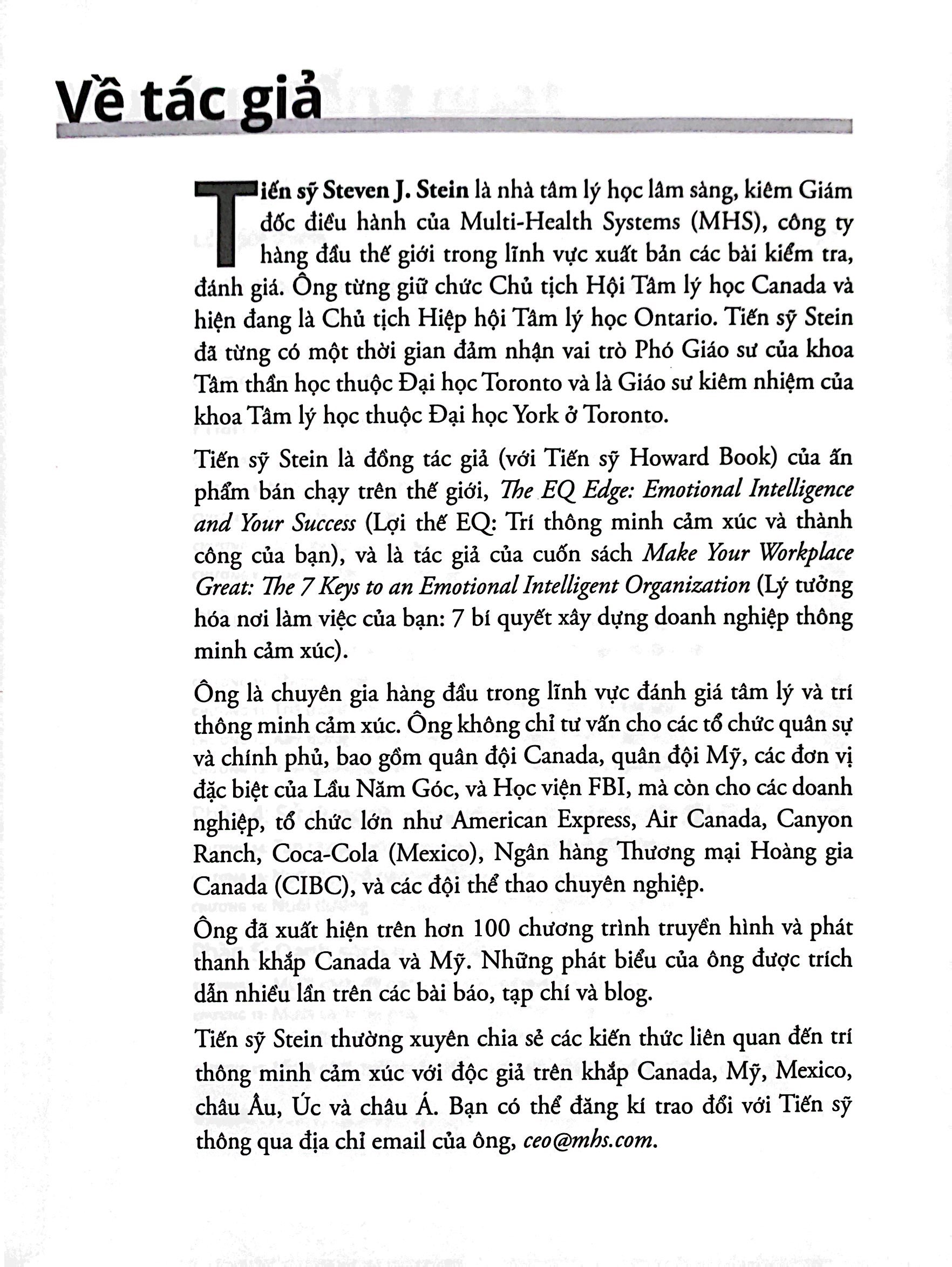 trí thông minh cảm xúc for dummies