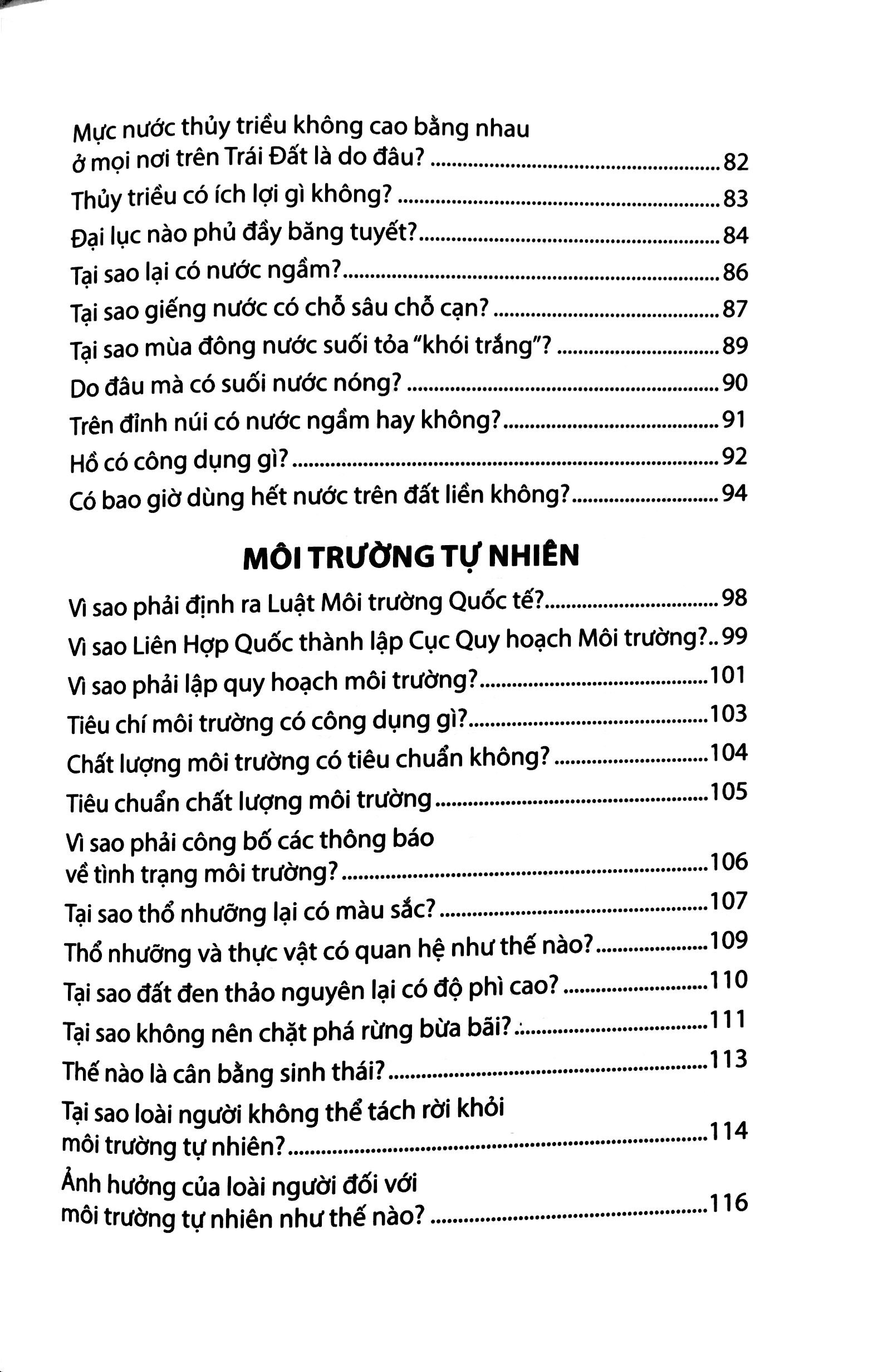 tri thức bách khoa - biển và môi trường tự nhiên