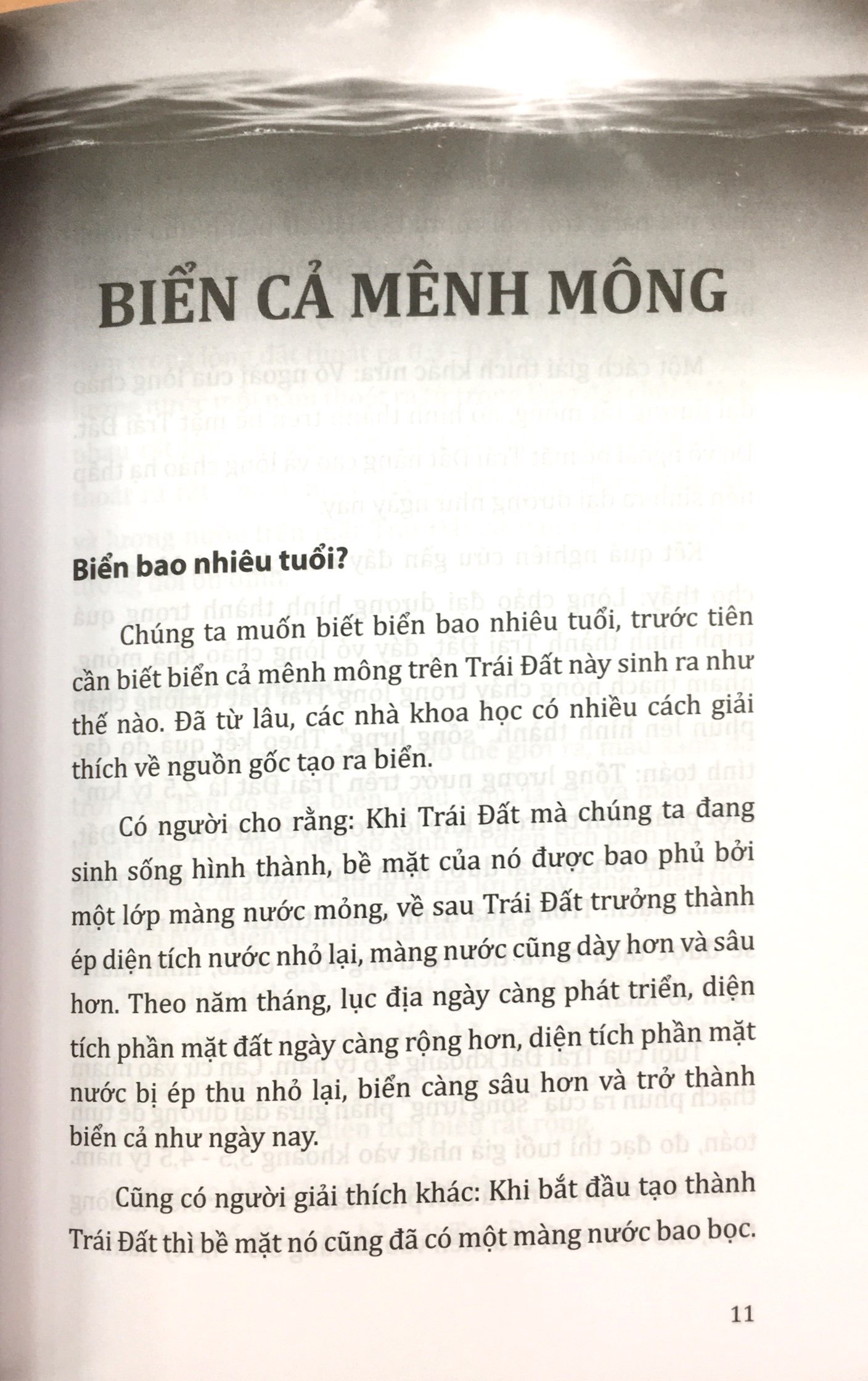 tri thức bách khoa - biển và môi trường tự nhiên