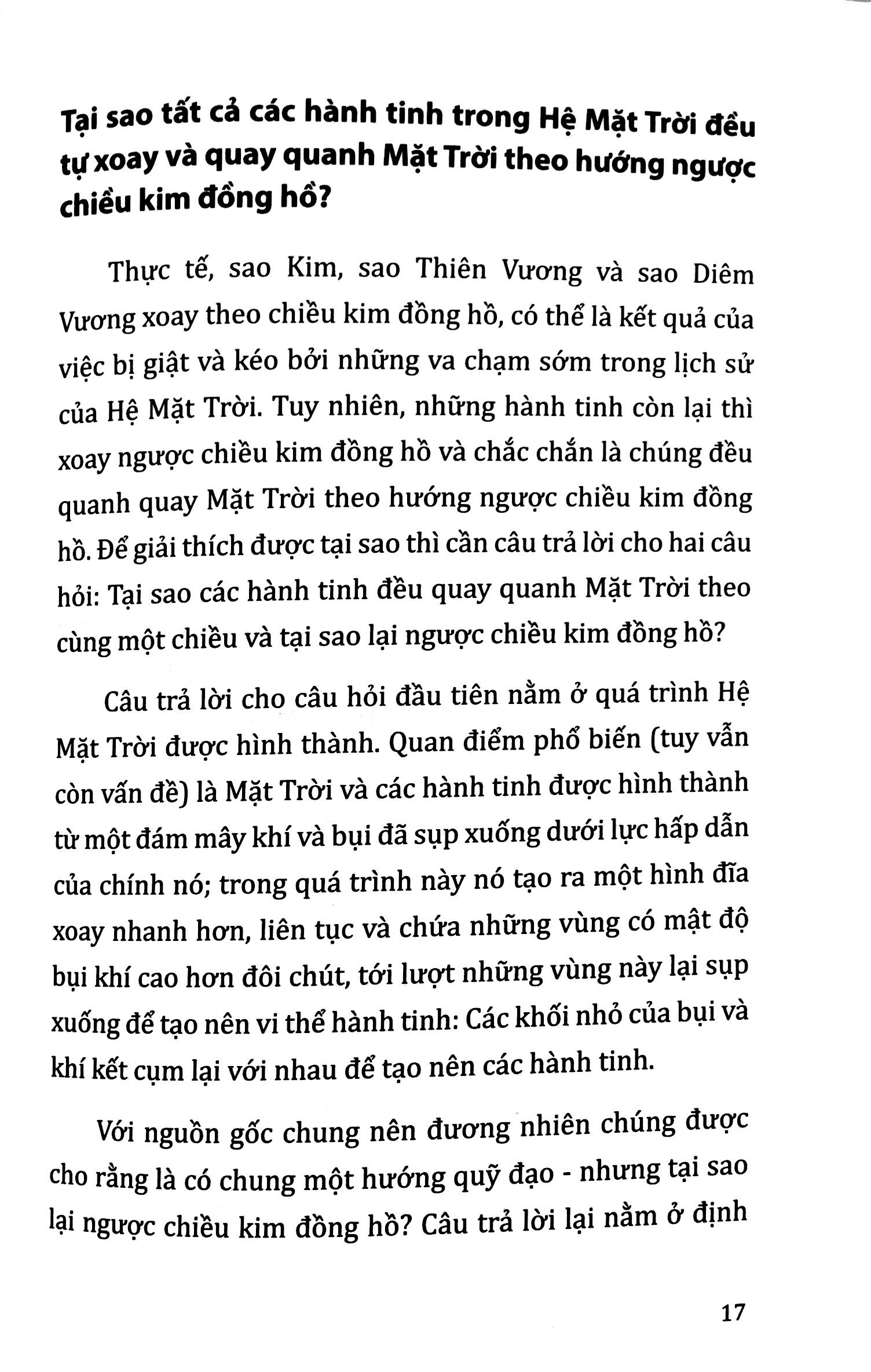 tri thức bách khoa - những câu hỏi tại sao
