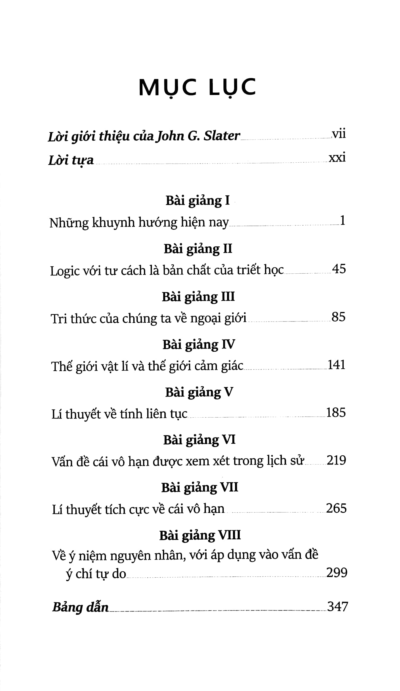 tri thức của chúng ta về ngoại giới