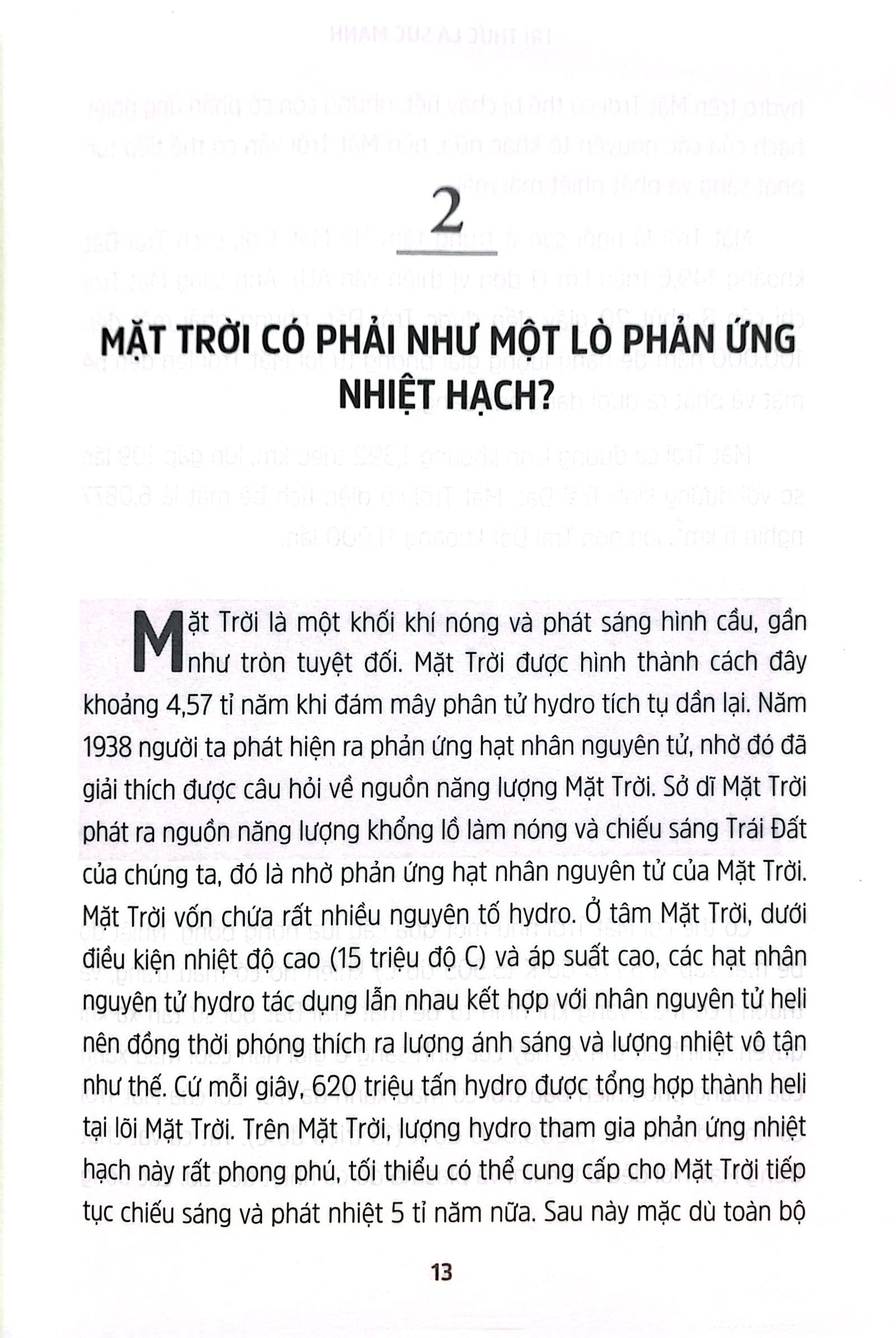 tri thức là sức mạnh