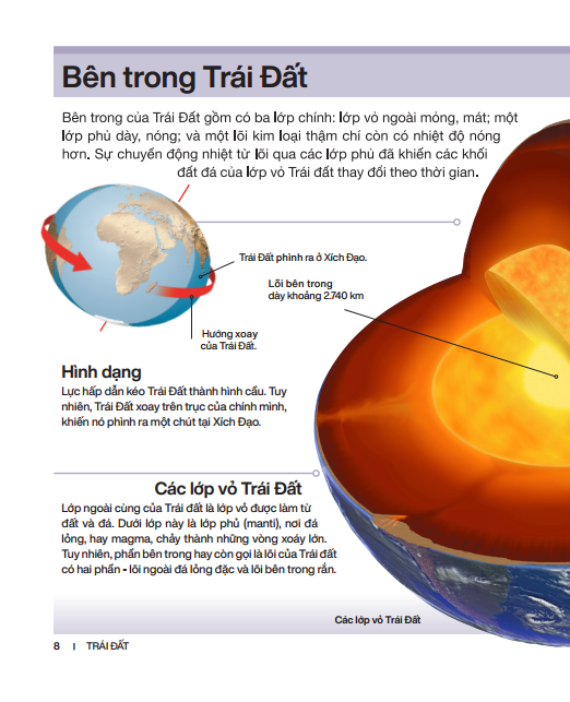 tri thức trong lòng bàn tay - bách khoa thiếu nhi - trái đất (bìa cứng) (tái bản 2022)