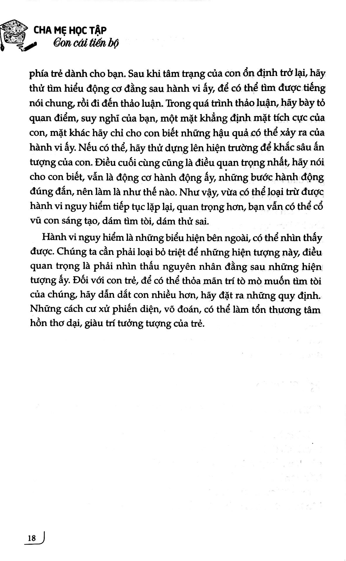 tri thức vàng cho cuộc sống - cha mẹ học tập, con cái tiến bộ