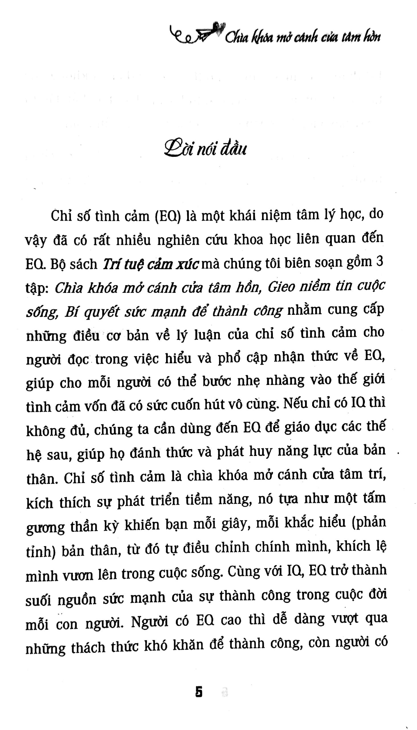 trí tuệ cảm xúc - chìa khóa mở cánh cửa tâm hồn