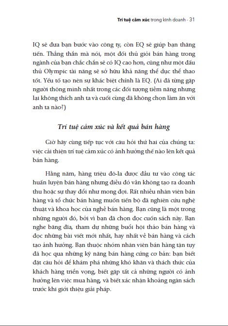 trí tuệ cảm xúc trong kinh doanh - bí quyết kết nối và thu phục khách hàng hiệu quả