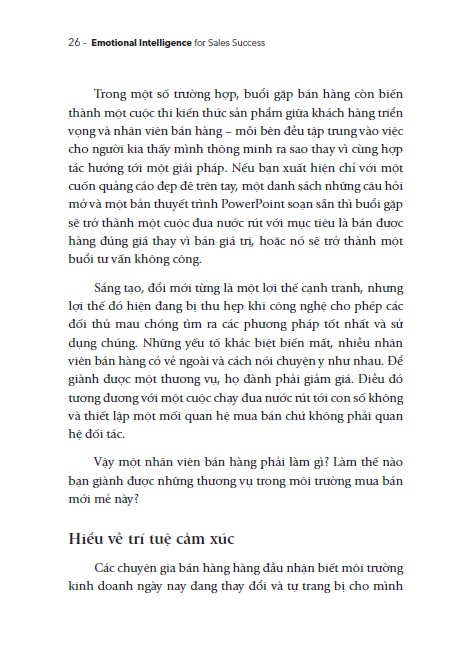 trí tuệ cảm xúc trong kinh doanh - bí quyết kết nối và thu phục khách hàng hiệu quả