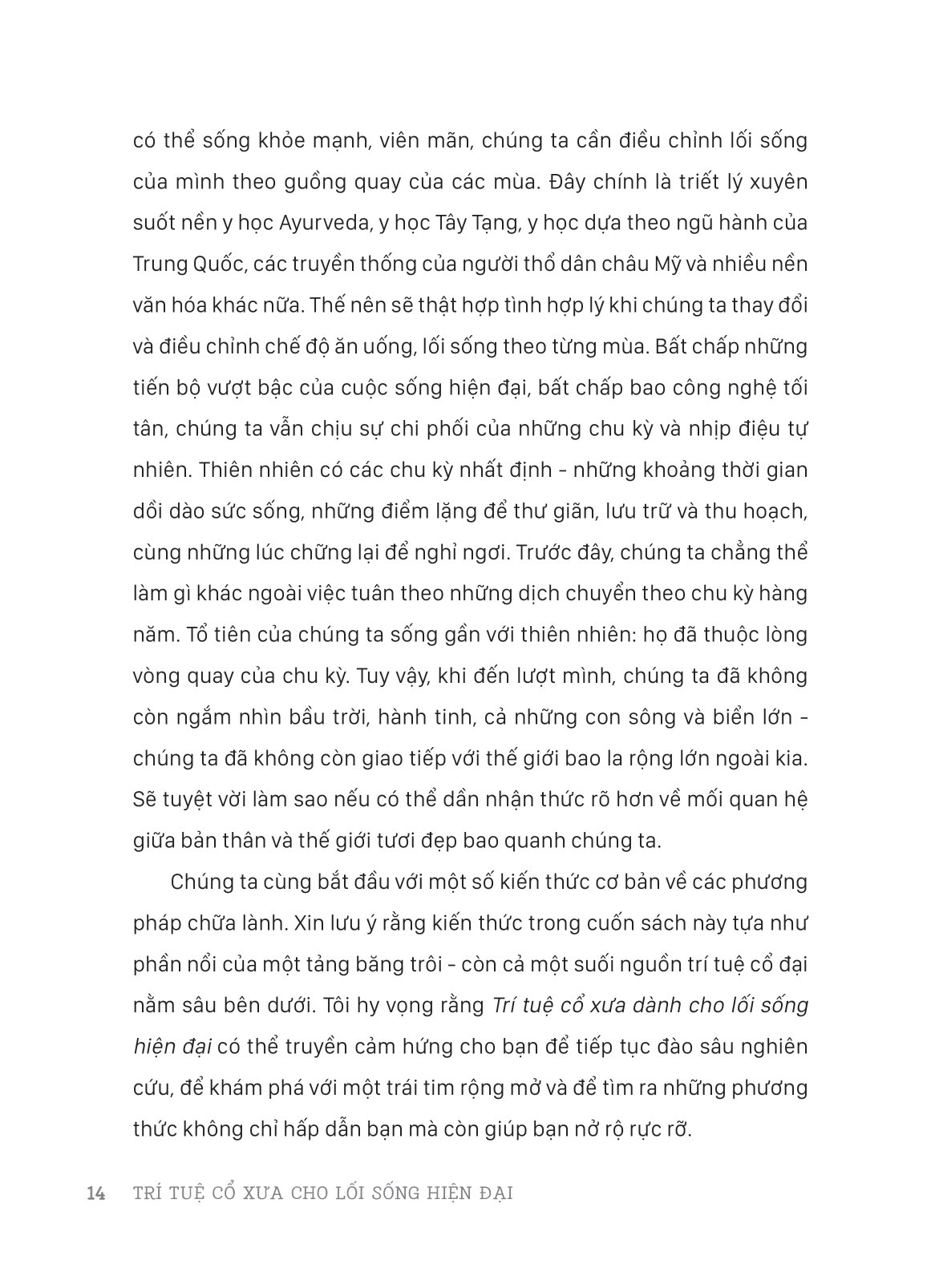 trí tuệ cổ xưa cho lối sống hiện đại