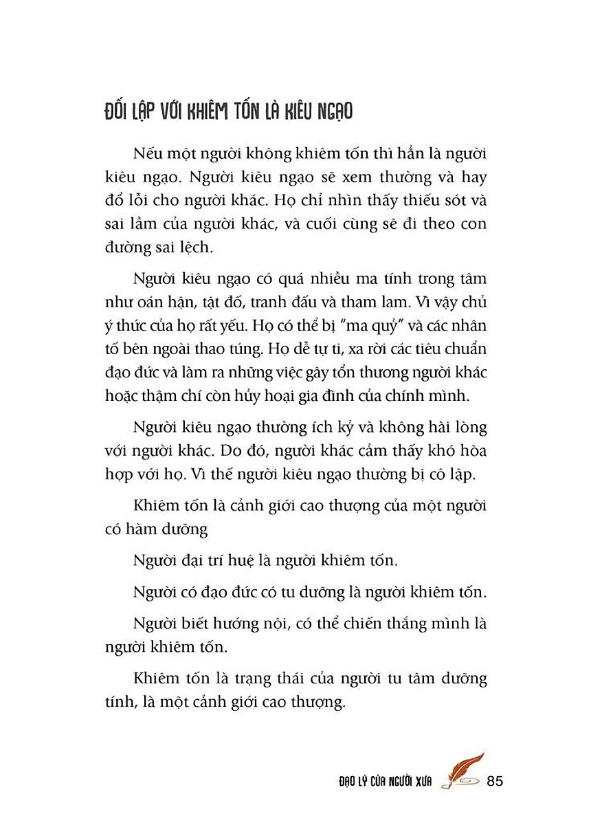 trí tuệ cổ xưa - cùng bạn trưởng thành - đạo lý của người xưa