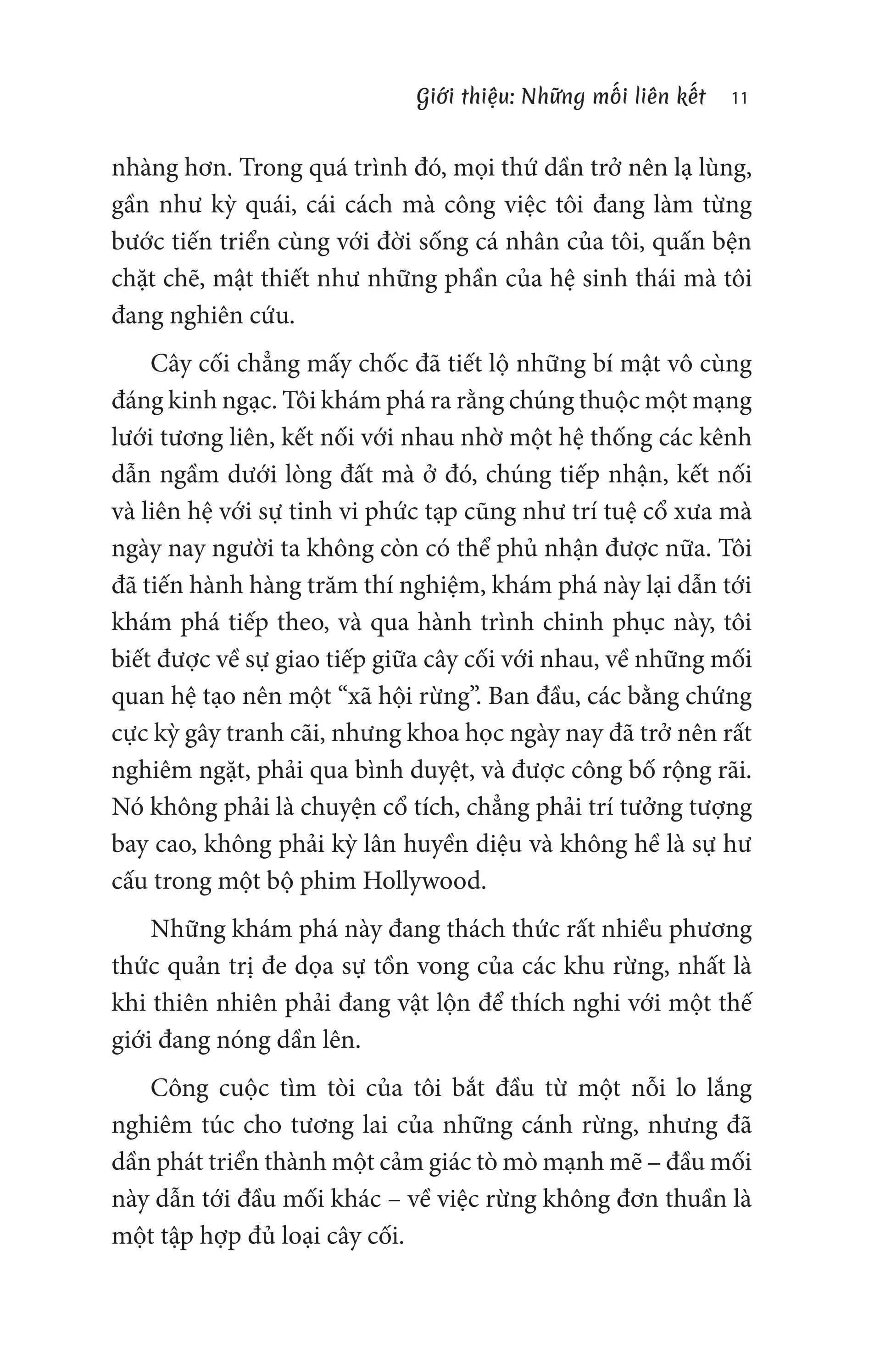 trí tuệ của rừng - khám phá trí thông minh và ngôn ngữ của loài cây
