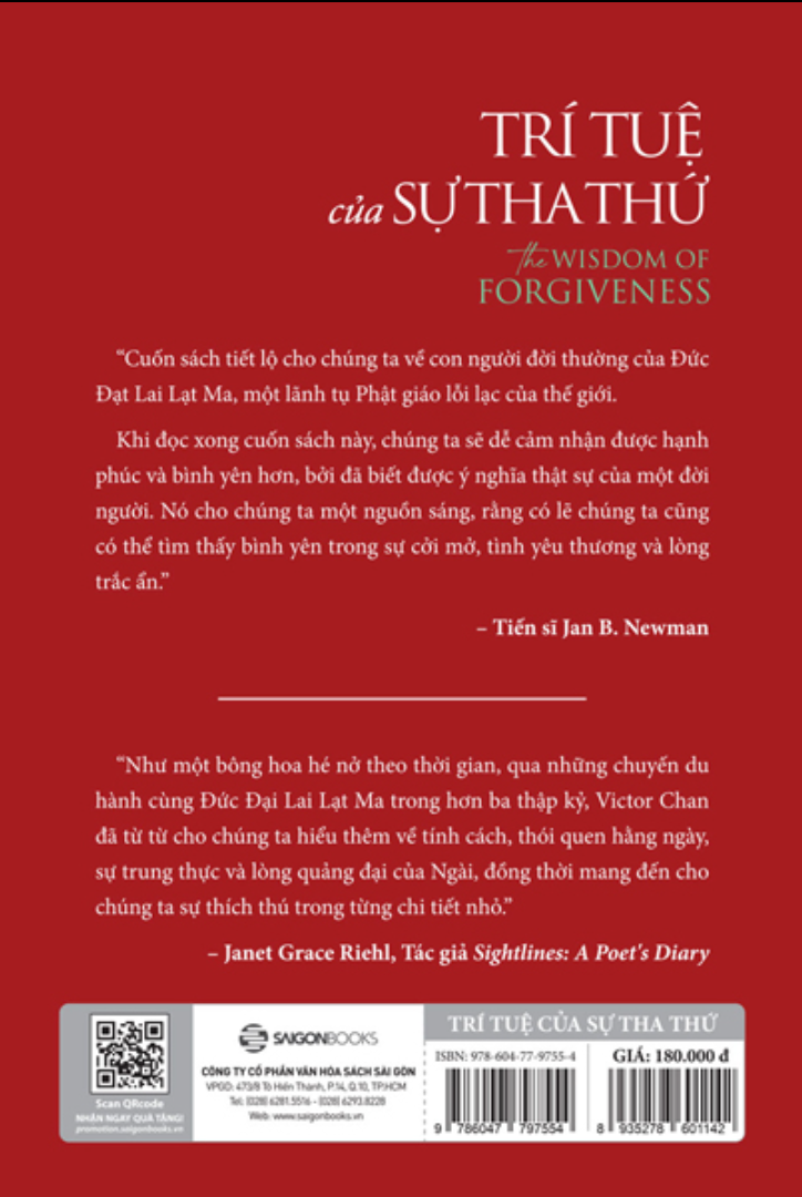 trí tuệ của sự tha thứ - the wisdom of forgiveness