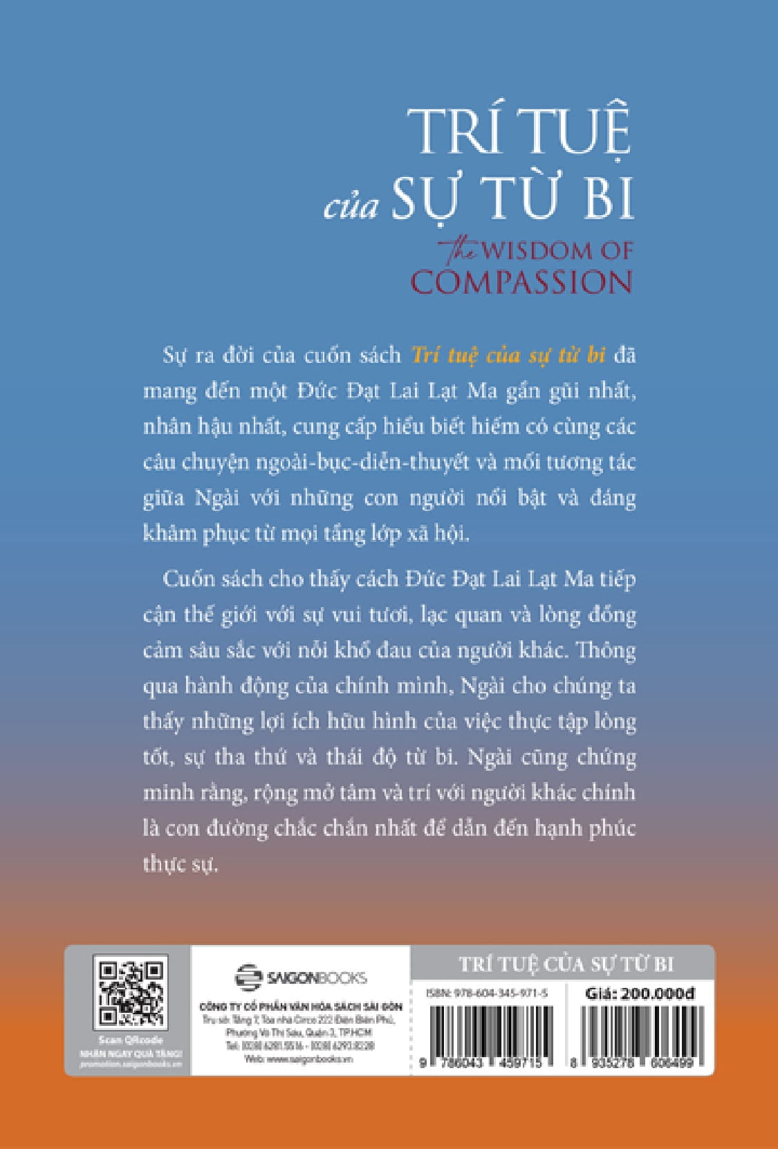 trí tuệ của sự từ bi - the wisdom of compassion