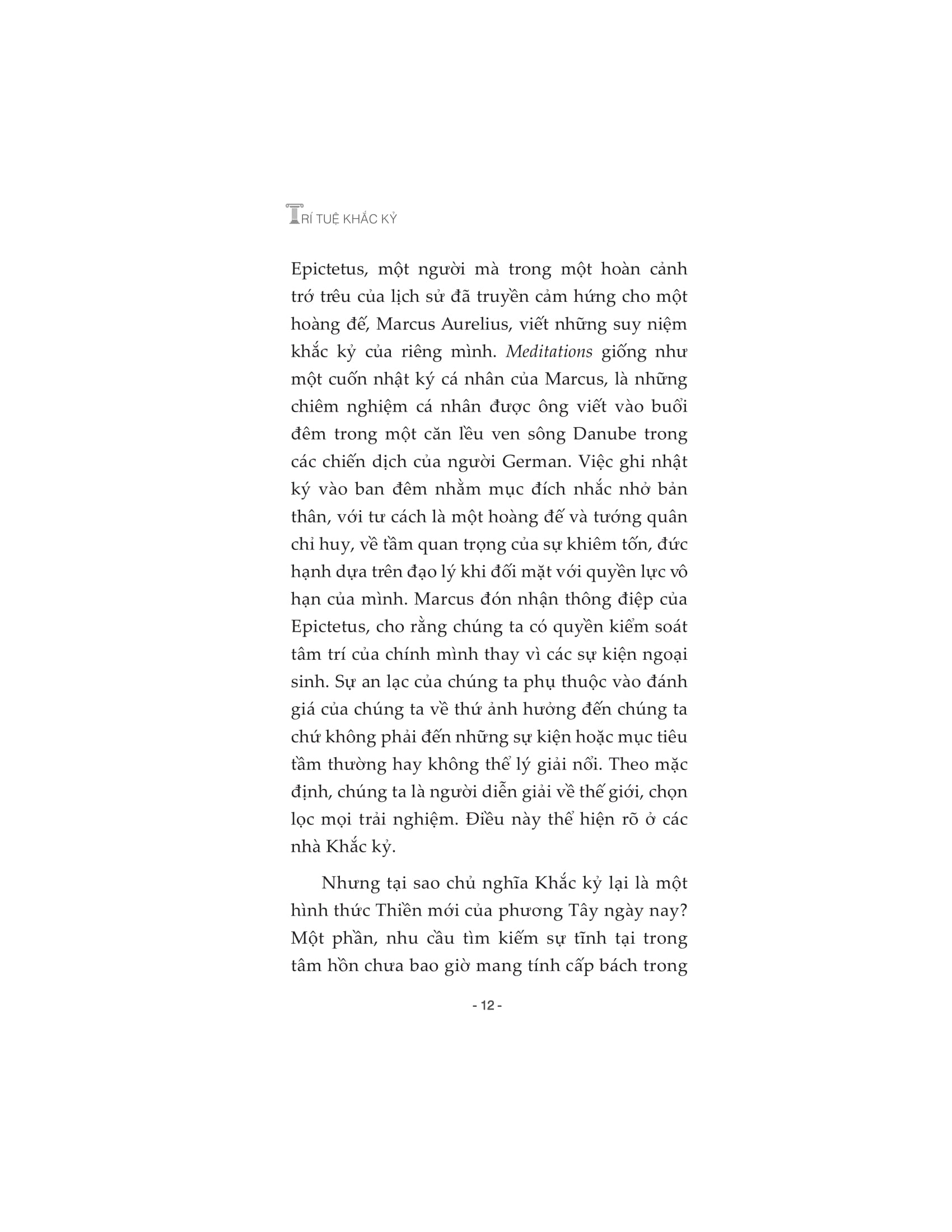 trí tuệ khắc kỷ