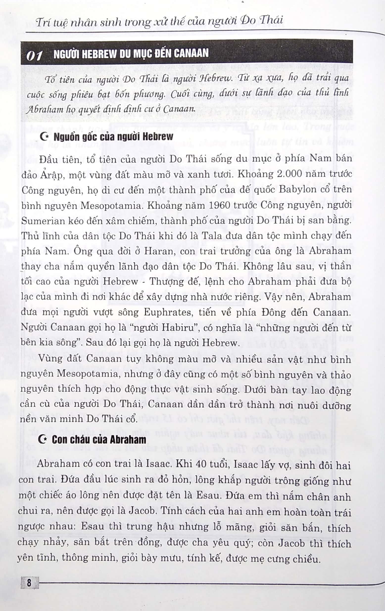 trí tuệ nhân sinh trong xử thế của người do thái